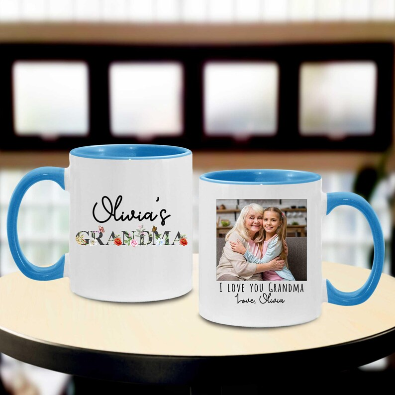 Personalized Grandma Photo Mug – Gift from Grandchild