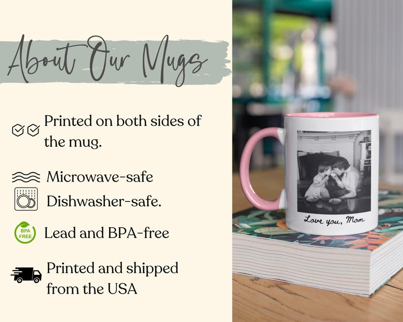 Personalized Grandma Photo Mug – Custom Mother’s Day Gift