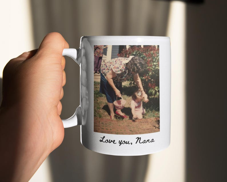Personalized Grandma Photo Mug – Custom Mother’s Day Gift
