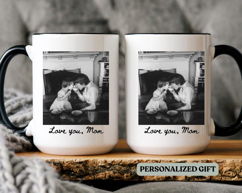 Personalized Grandma Photo Mug – Custom Mother’s Day Gift