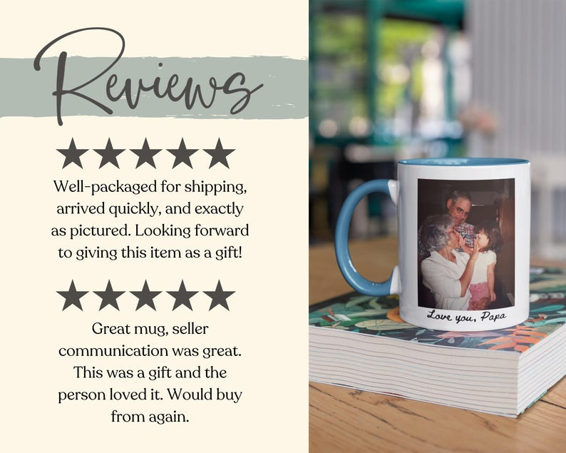 Personalized Grandma Photo Mug – Custom Mother’s Day Gift