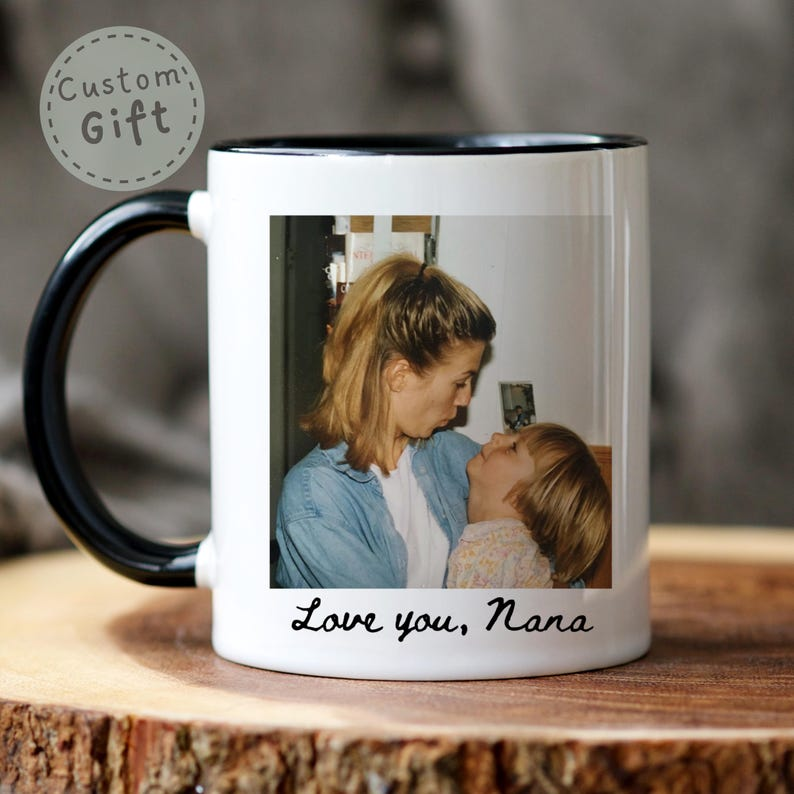 Personalized Grandma Photo Mug – Custom Mother’s Day Gift