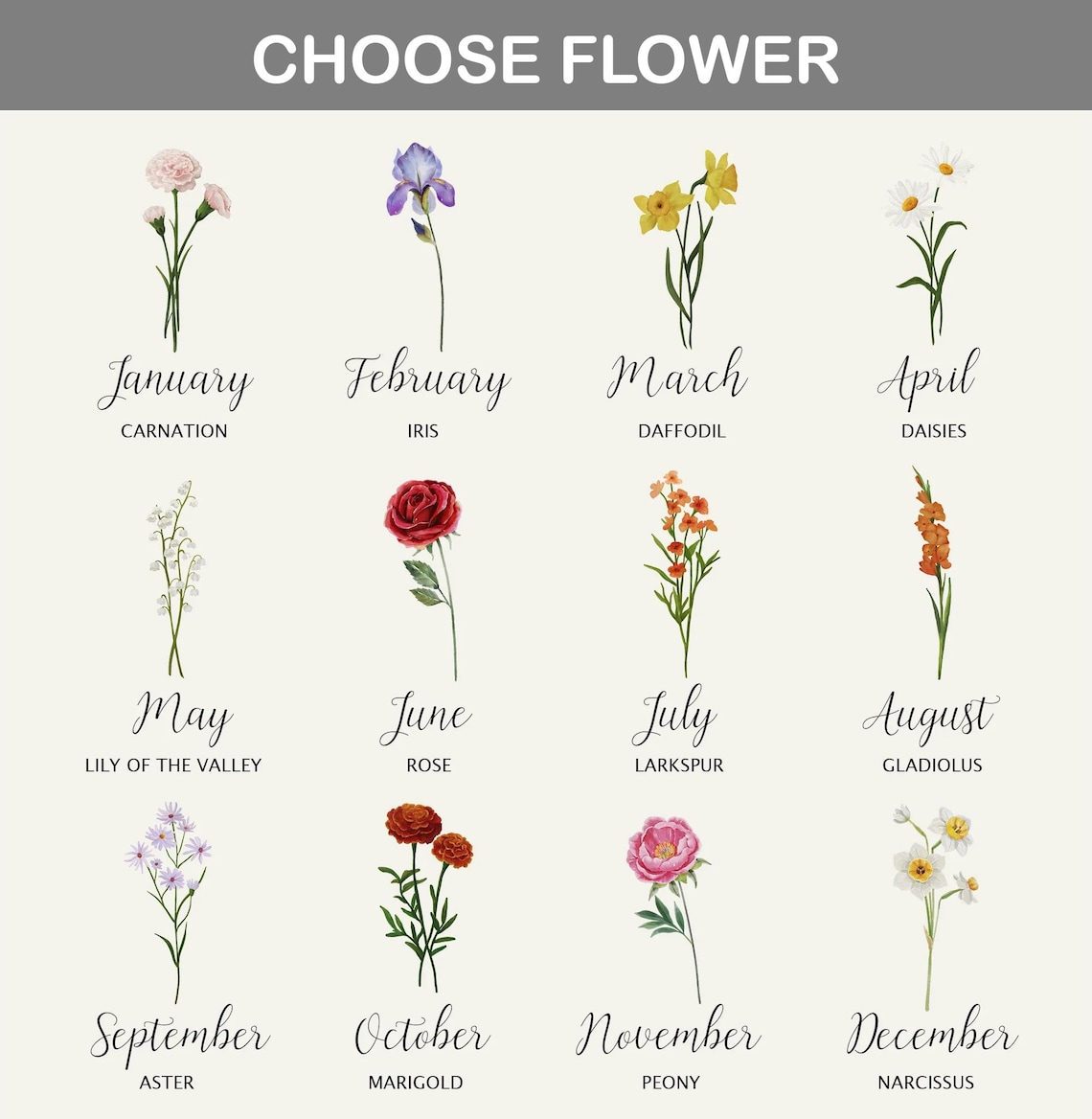 The Love Between Mother and Daughter is Forever Suncatcher, Personalized Birth Flowers Suncatcher, Mother's Day Gift For Mom from Daughter