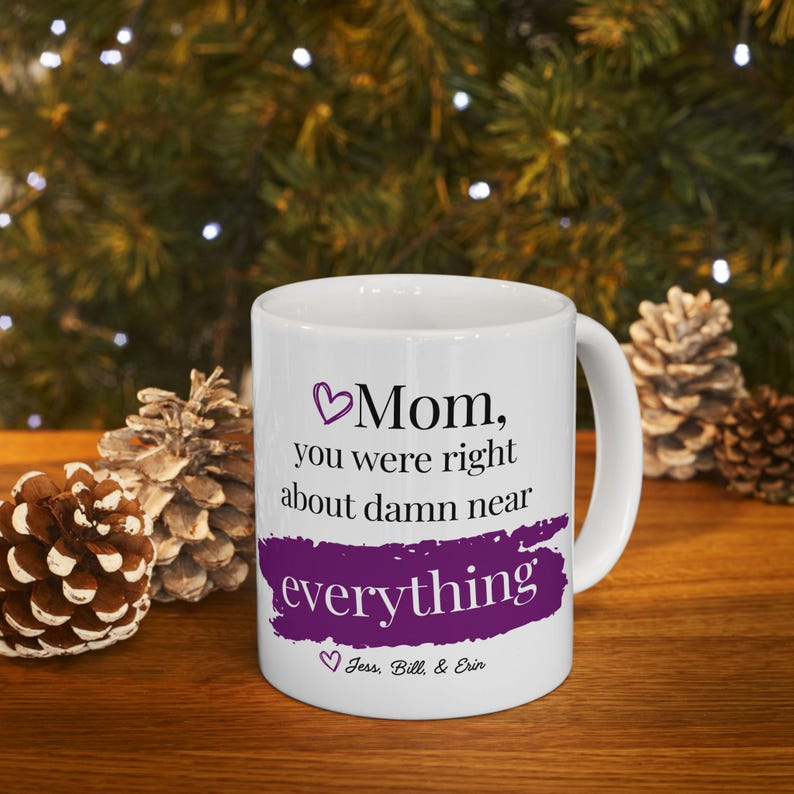 Funny Mom Mug: You Were Right, Mother's Day Gift