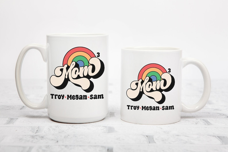 Personalized Mom Mug – Custom Kids’ Names Mother’s Day Gift
