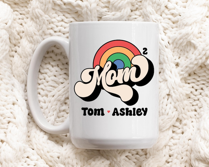 Personalized Mom Mug – Custom Kids’ Names Mother’s Day Gift