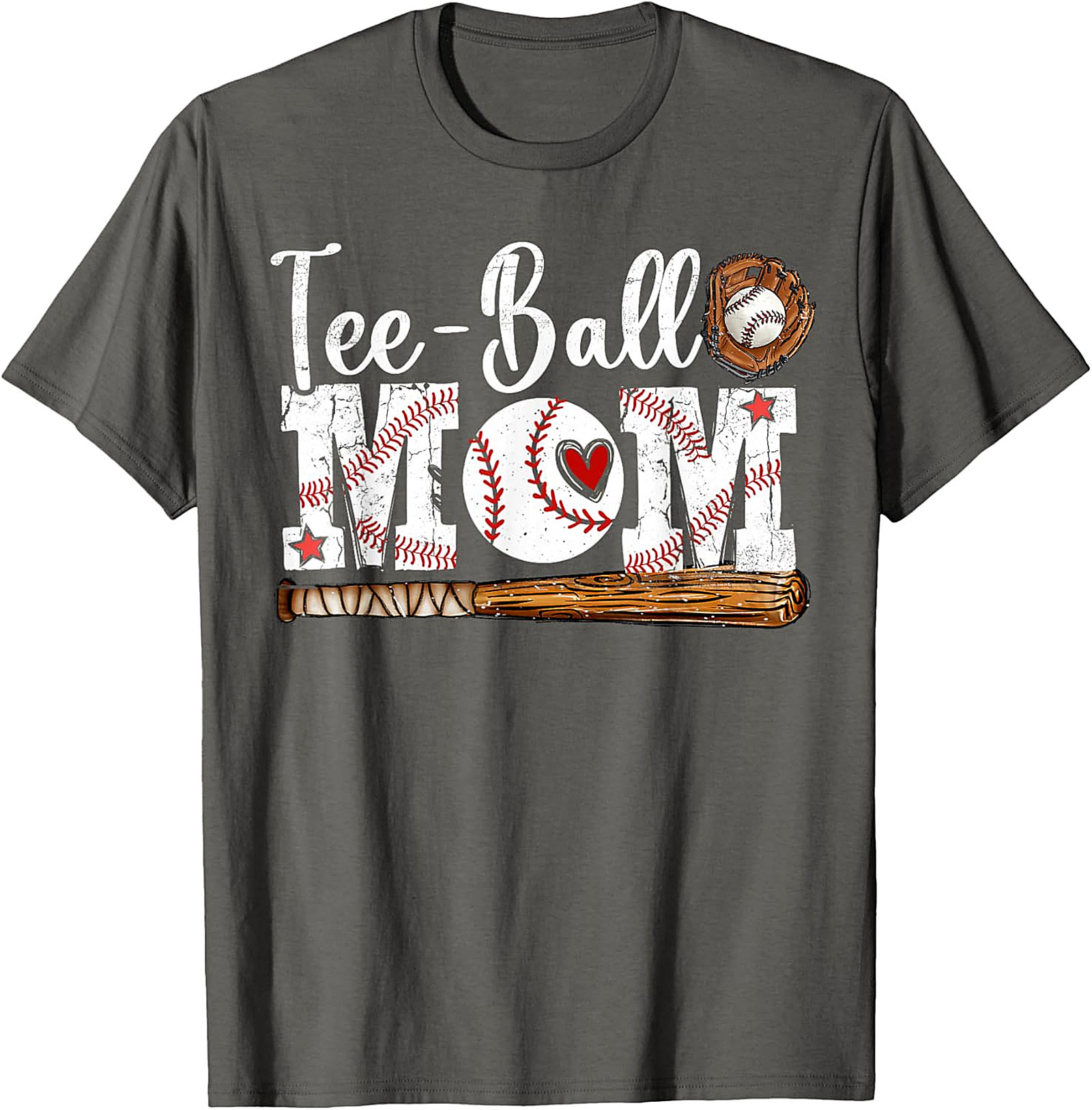Tee-Ball Mom T Shirt Baseball Graphic Sleeveless Shirt