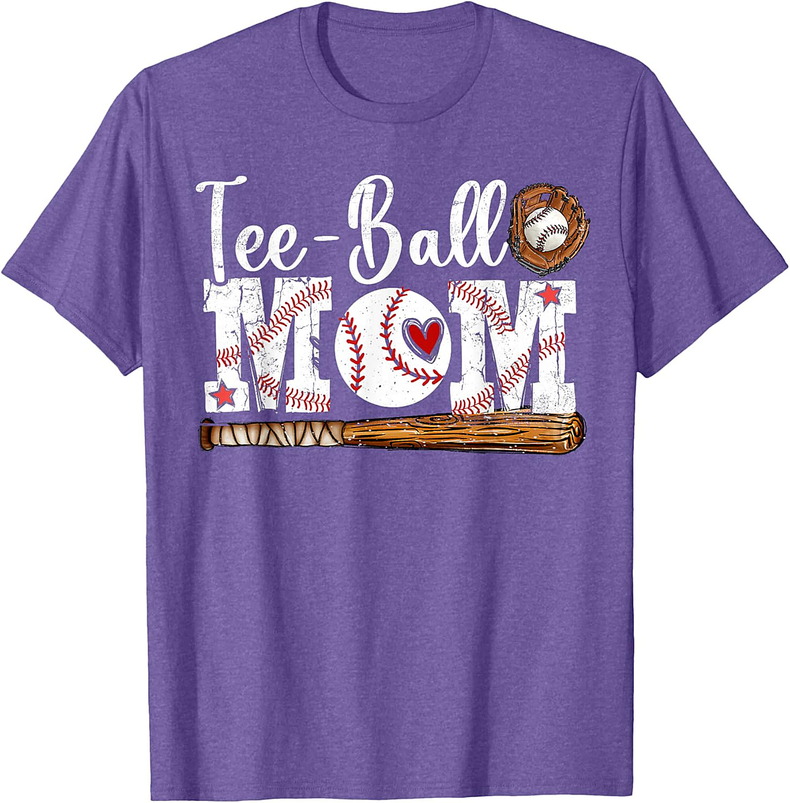 Tee-Ball Mom T Shirt Baseball Graphic Sleeveless Shirt