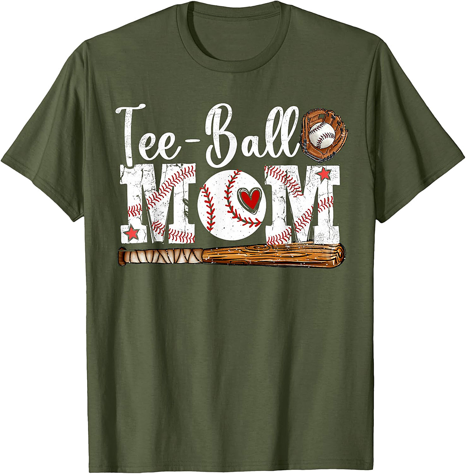Tee-Ball Mom T Shirt Baseball Graphic Sleeveless Shirt