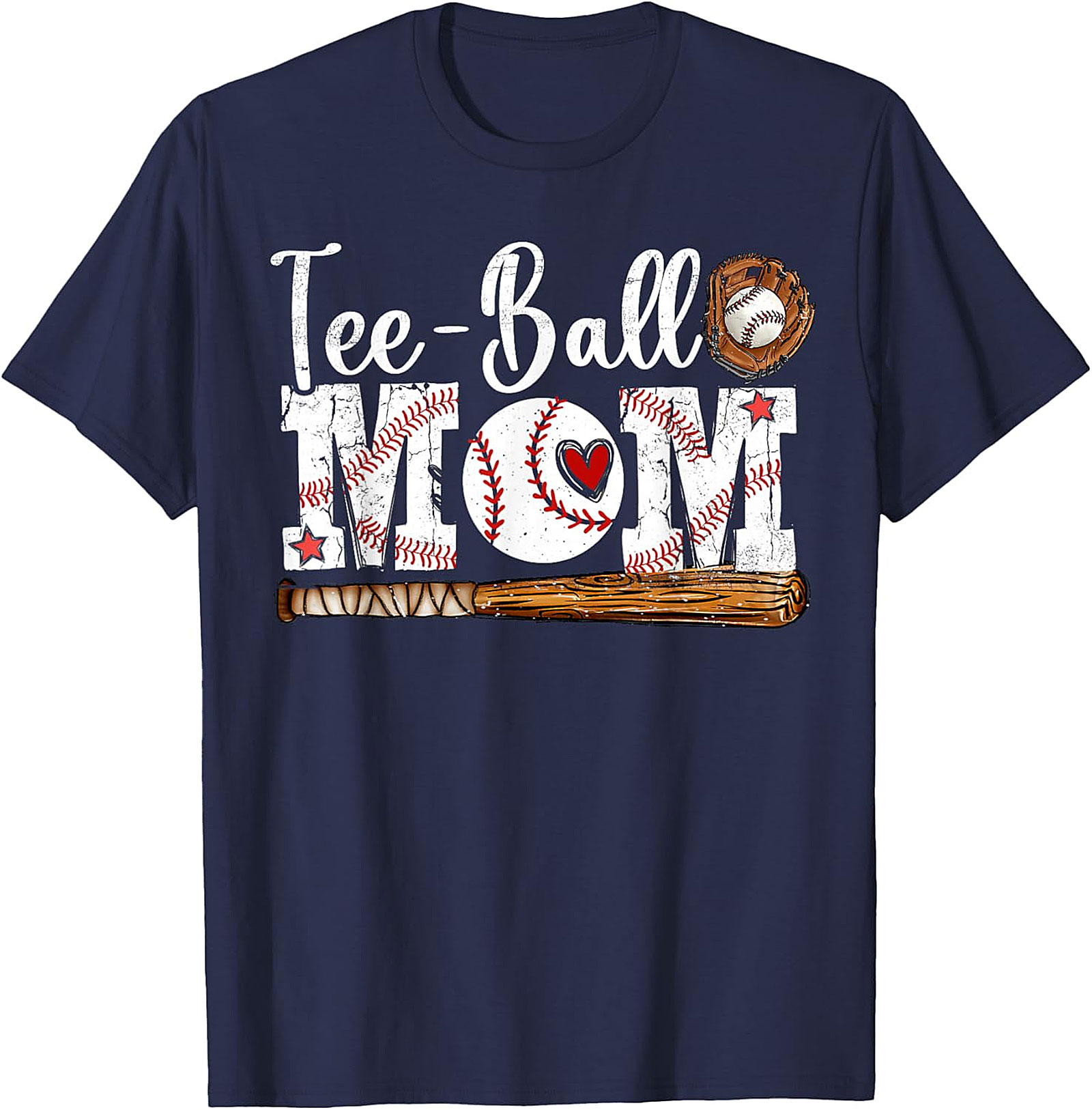 Tee-Ball Mom T Shirt Baseball Graphic Sleeveless Shirt