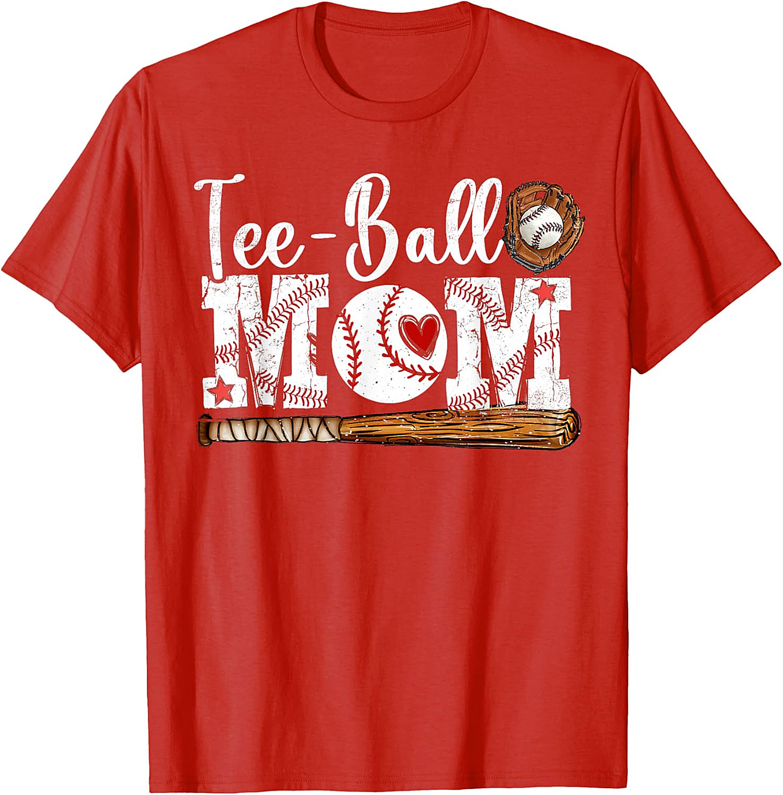 Tee-Ball Mom T Shirt Baseball Graphic Sleeveless Shirt