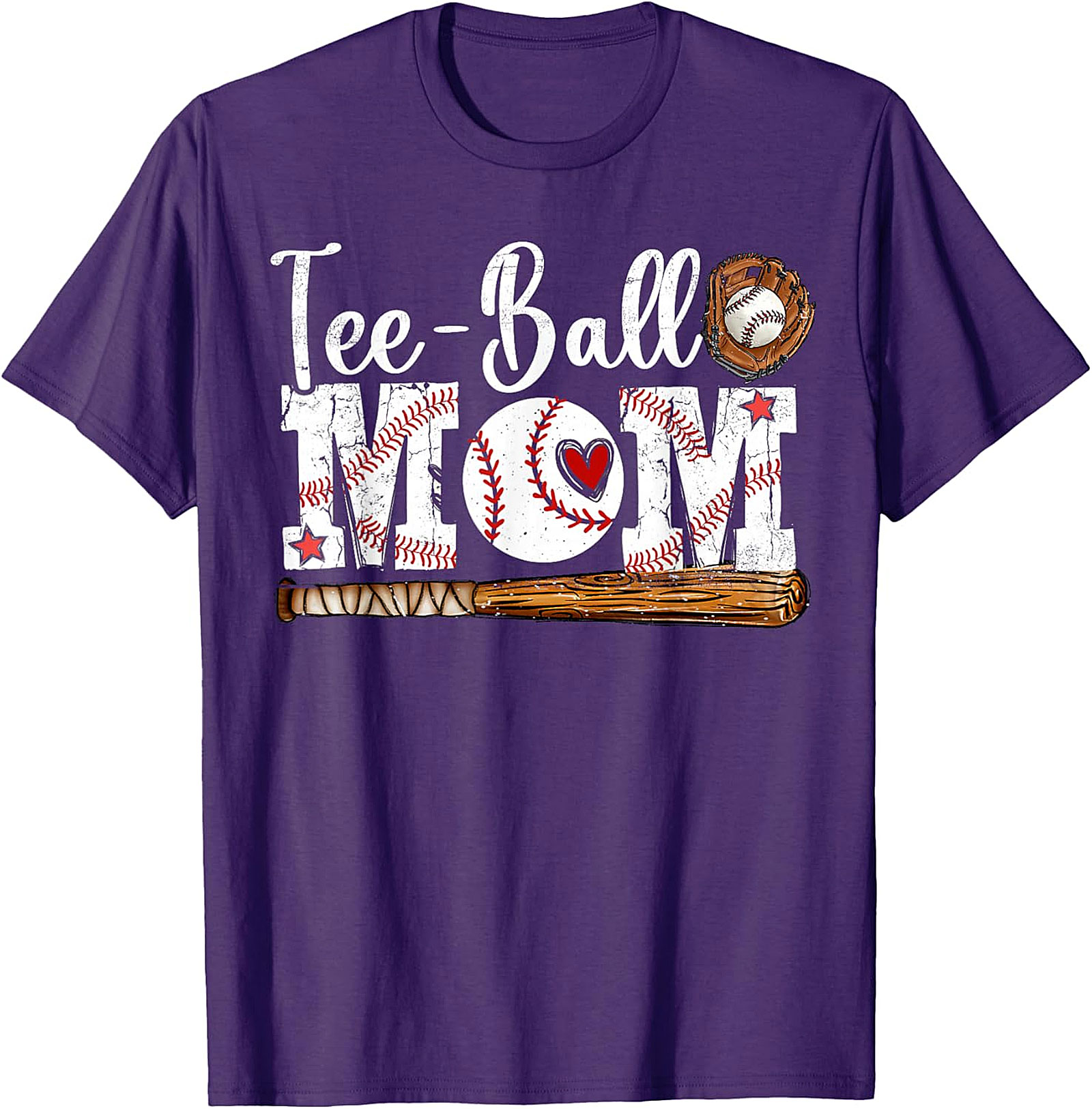 Tee-Ball Mom T Shirt Baseball Graphic Sleeveless Shirt
