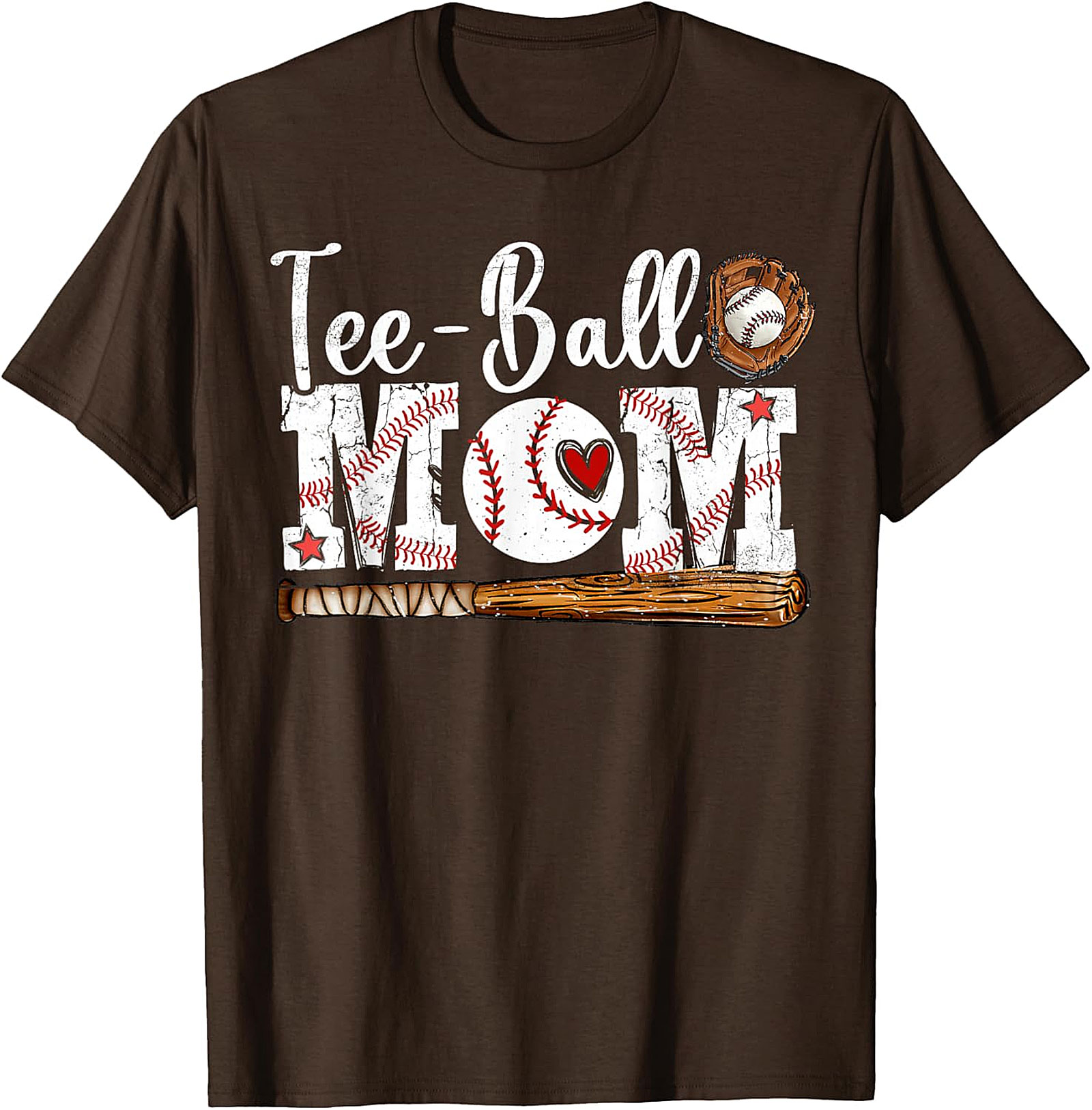 Tee-Ball Mom T Shirt Baseball Graphic Sleeveless Shirt