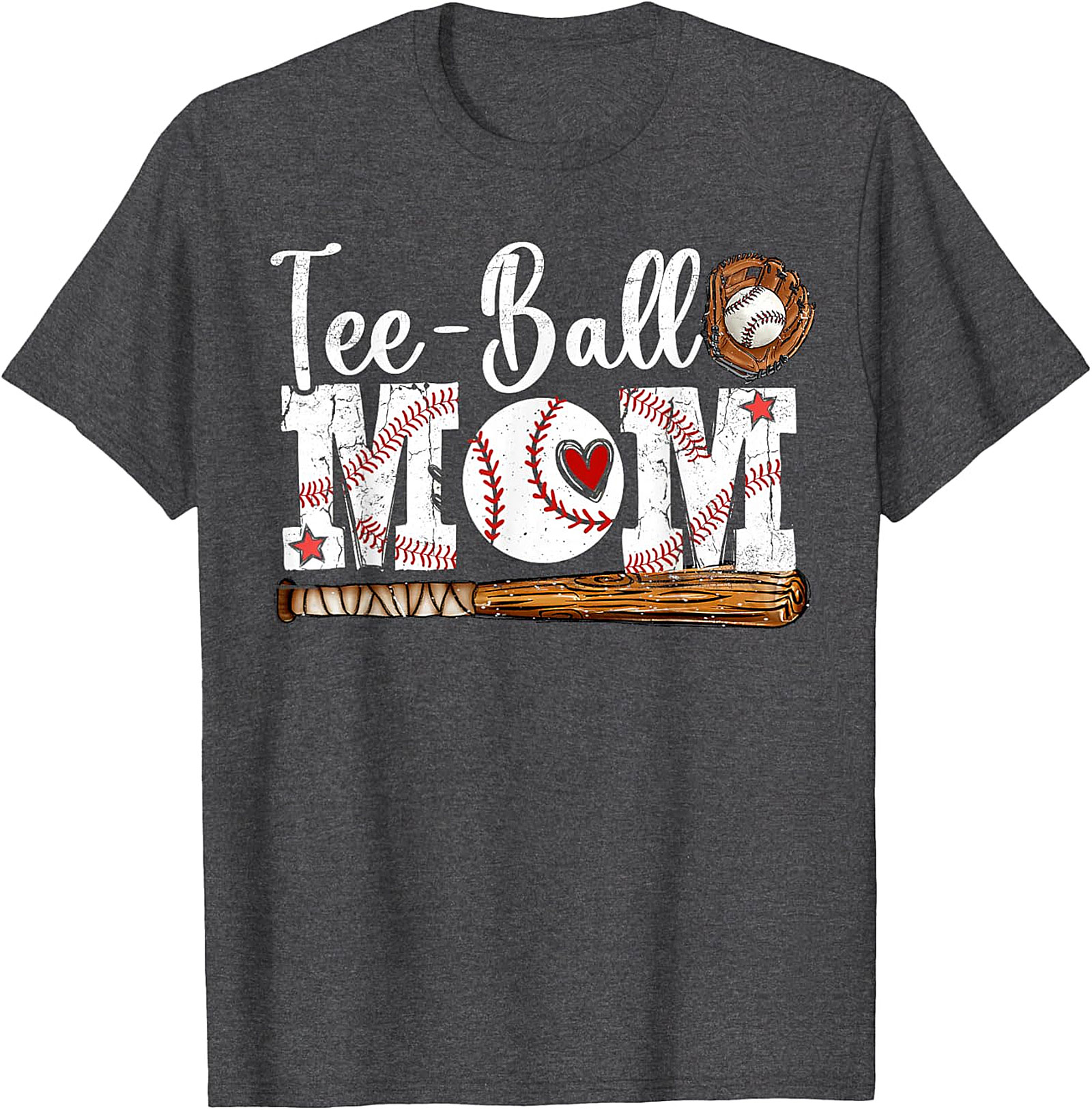 Tee-Ball Mom T Shirt Baseball Graphic Sleeveless Shirt