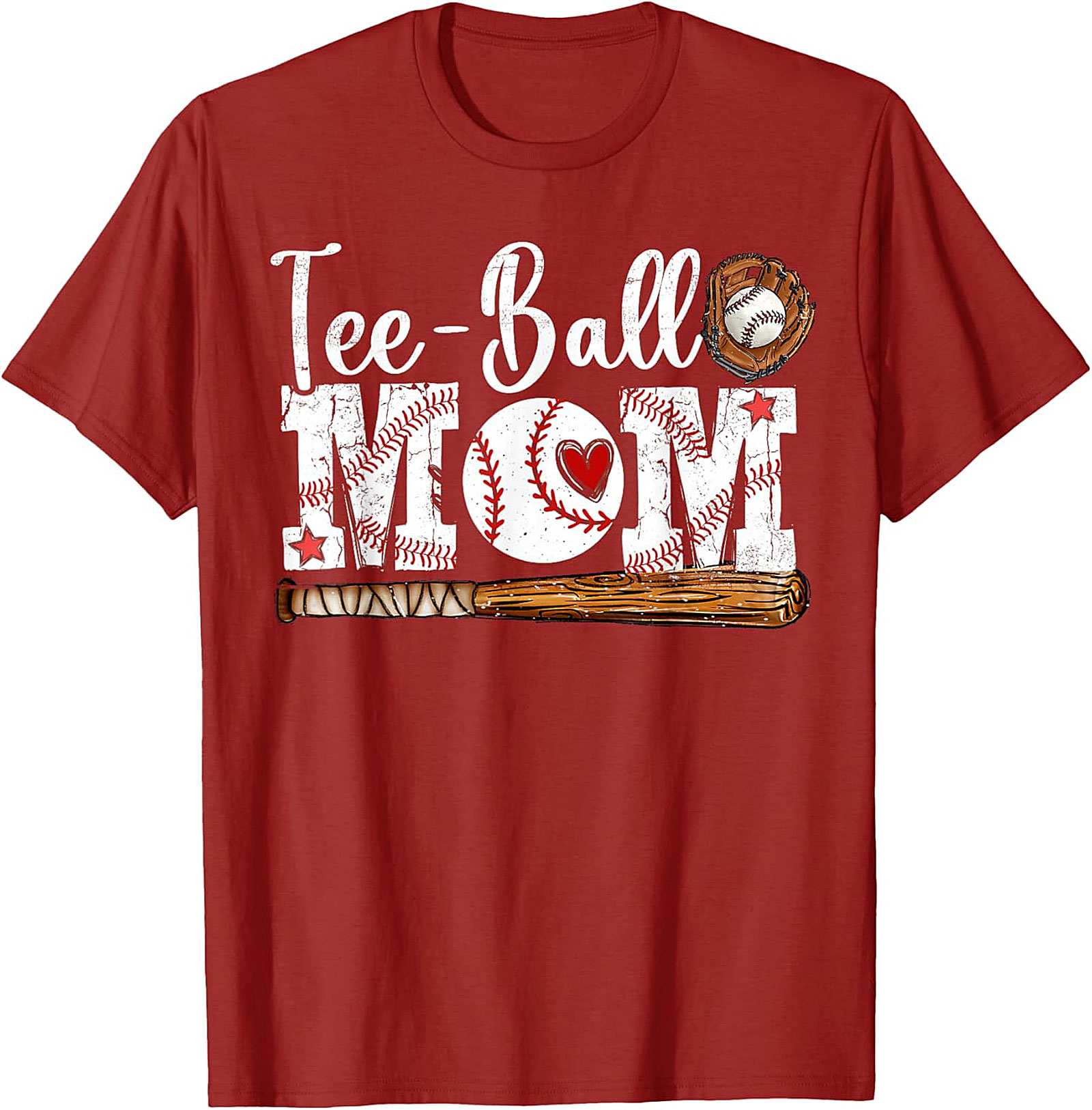 Tee-Ball Mom T Shirt Baseball Graphic Sleeveless Shirt