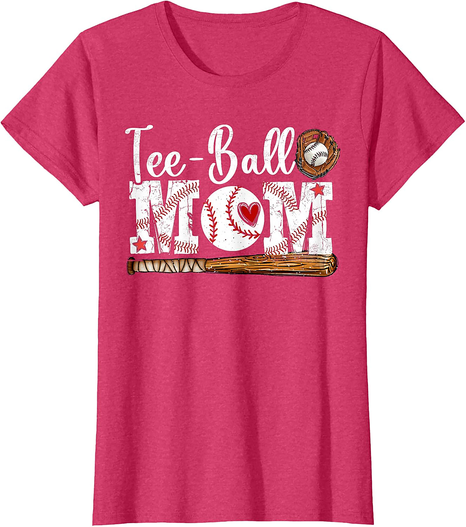 Tee-Ball Mom T Shirt Baseball Graphic Sleeveless Shirt
