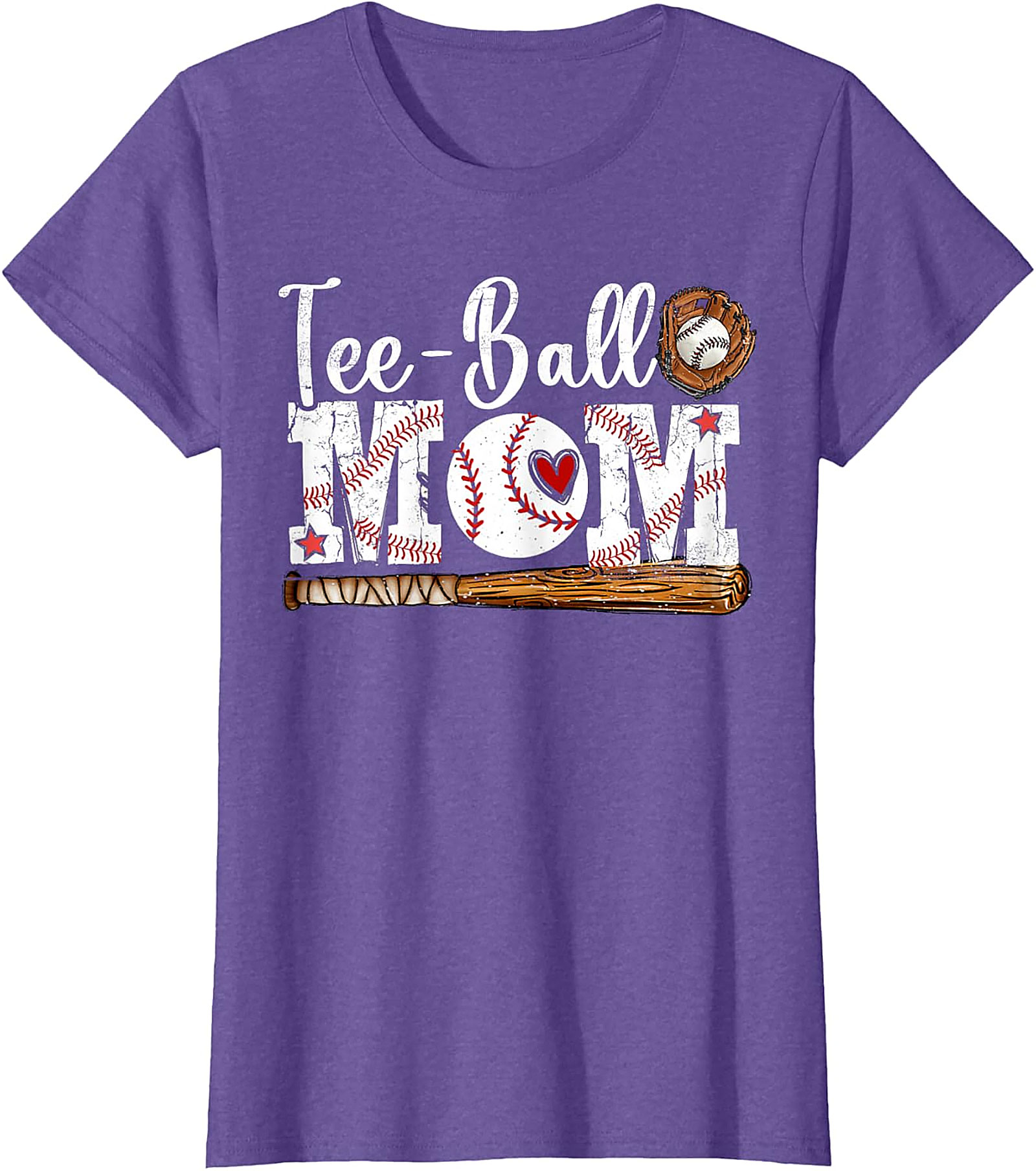 Tee-Ball Mom T Shirt Baseball Graphic Sleeveless Shirt