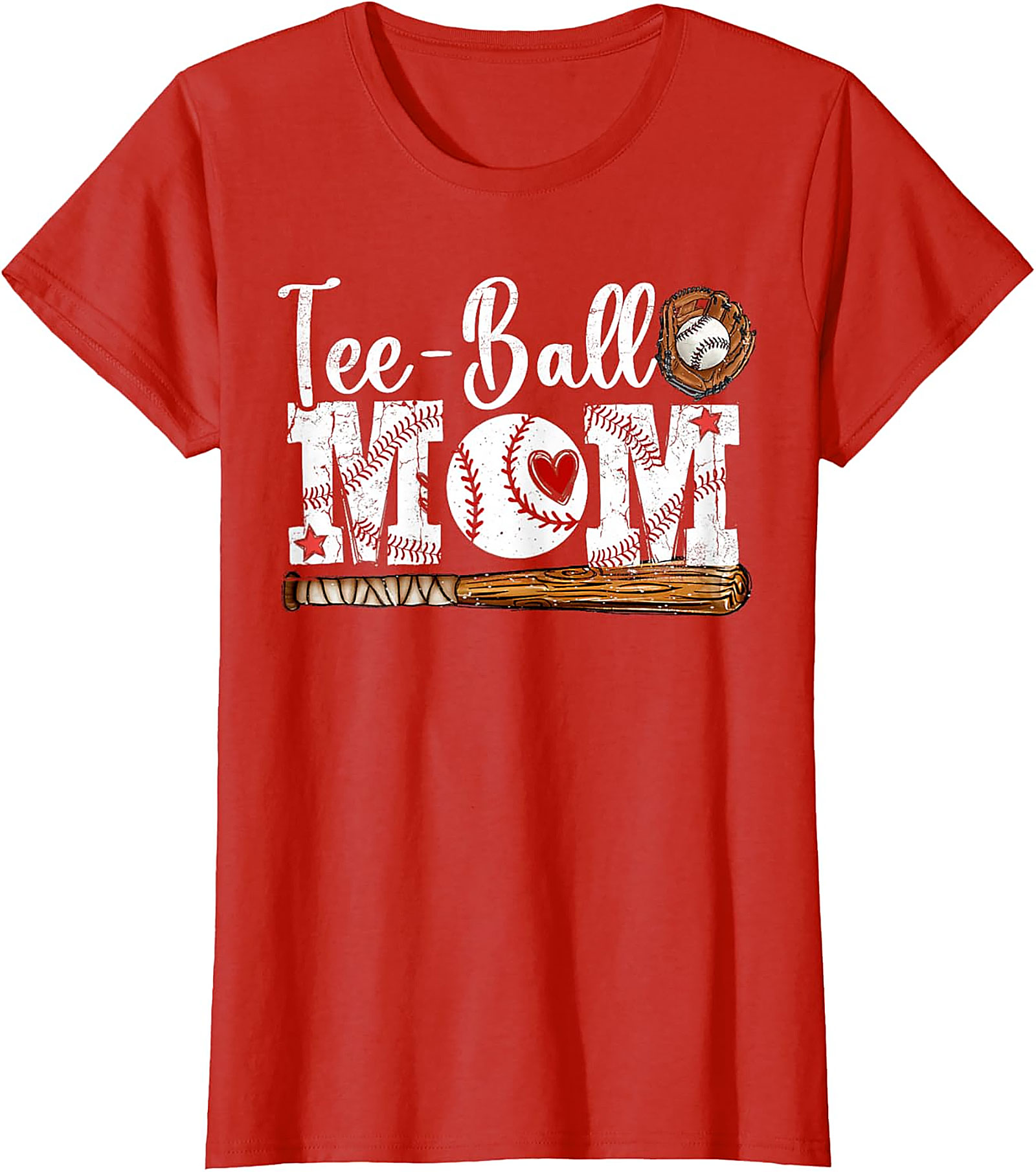 Tee-Ball Mom T Shirt Baseball Graphic Sleeveless Shirt