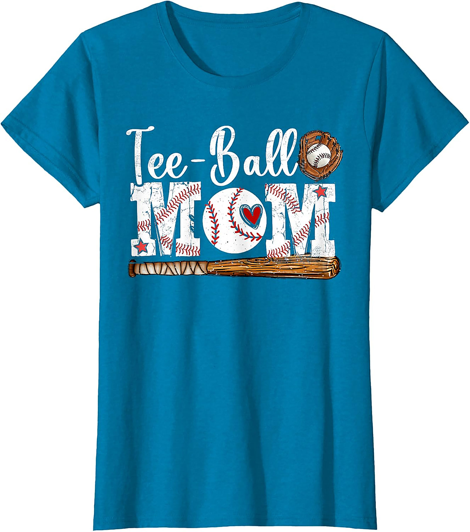 Tee-Ball Mom T Shirt Baseball Graphic Sleeveless Shirt