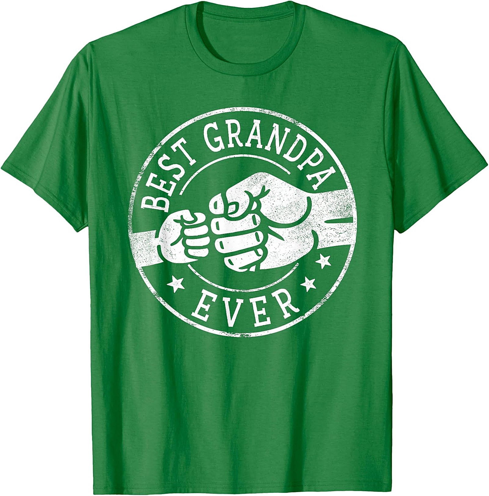 Best Grandpa Ever T-shirt | Fist Bump Graphic Tee Gift