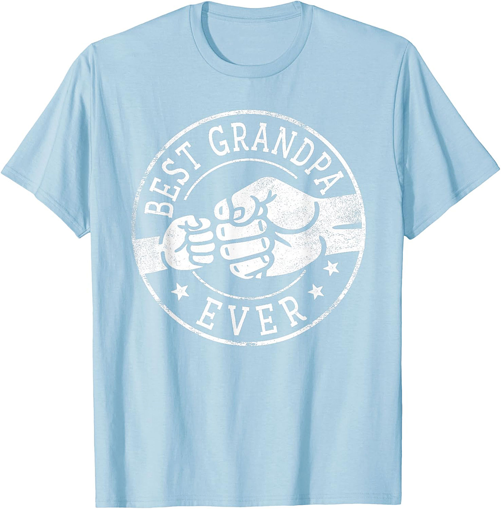 Best Grandpa Ever T-shirt | Fist Bump Graphic Tee Gift