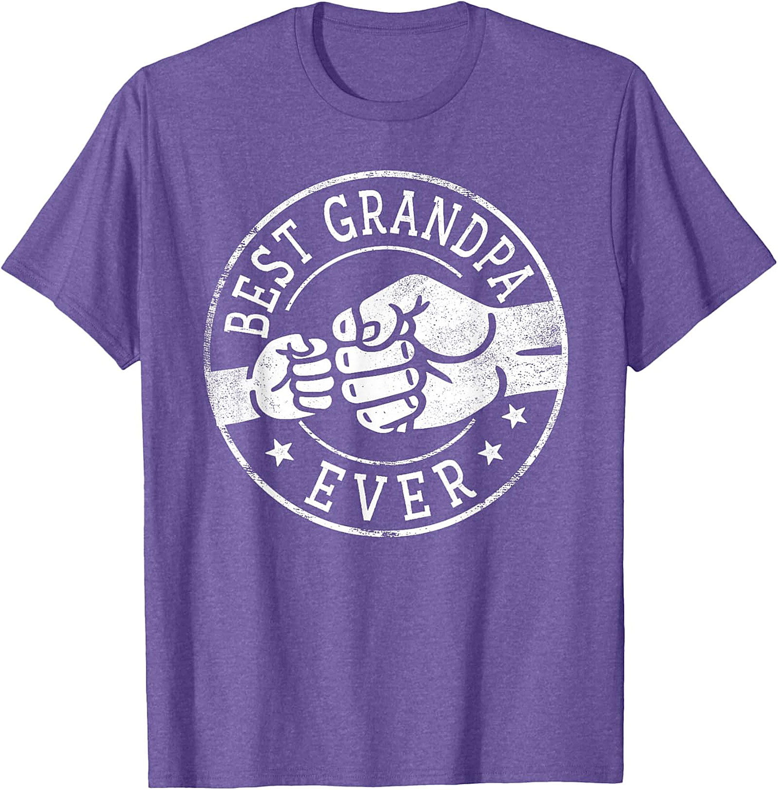 Best Grandpa Ever T-shirt | Fist Bump Graphic Tee Gift