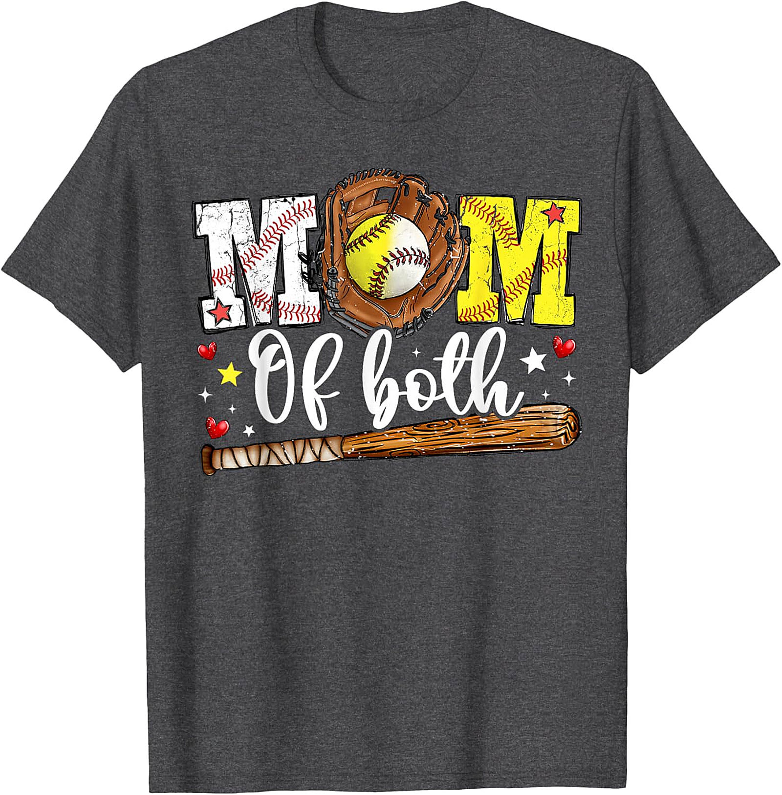 Baseball Softball Mom T-shirt Gift for Sports Moms