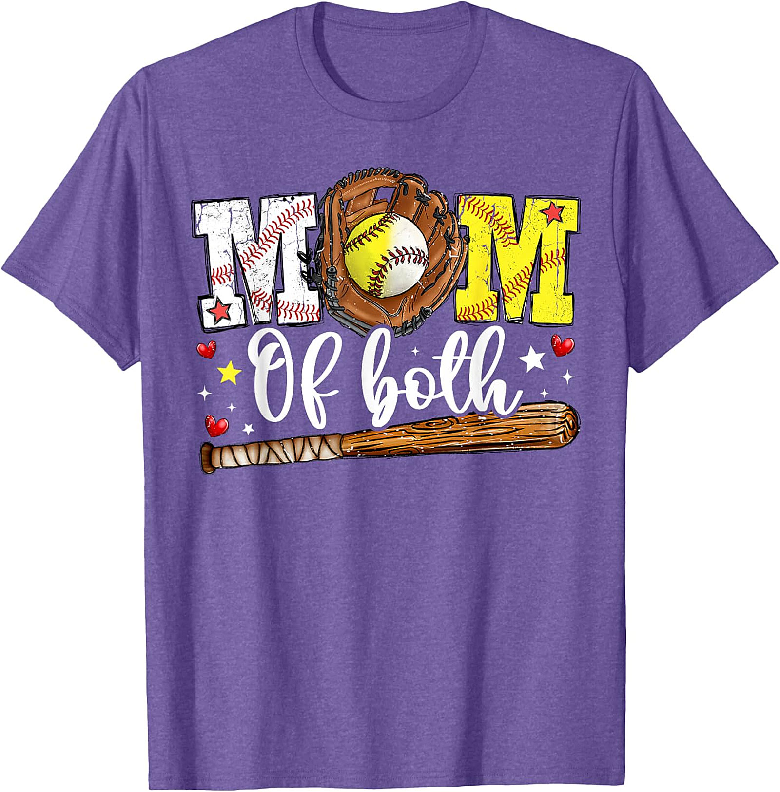 Baseball Softball Mom T-shirt Gift for Sports Moms