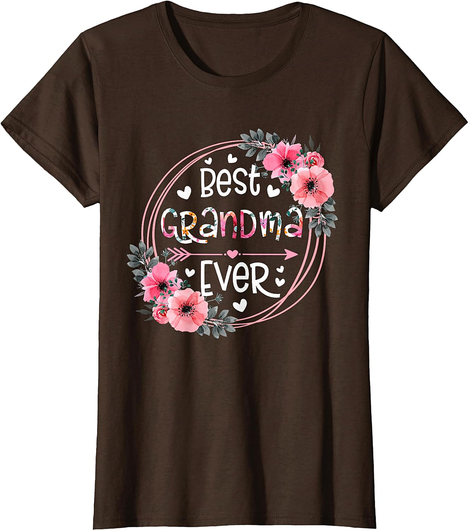  Best Grandma Ever Floral T-shirt | Soft Cotton Graphic Tee