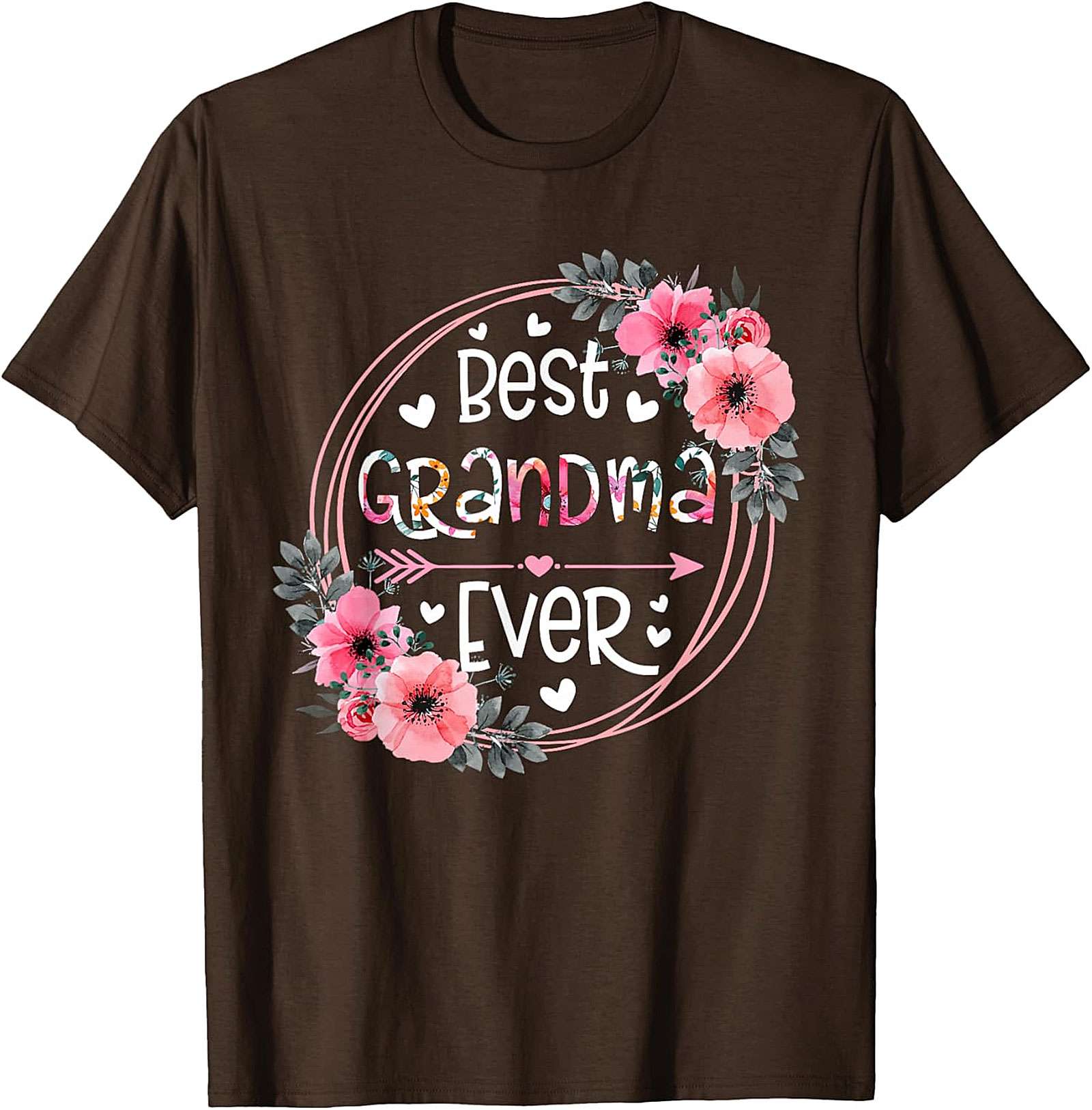  Best Grandma Ever Floral T-shirt | Soft Cotton Graphic Tee