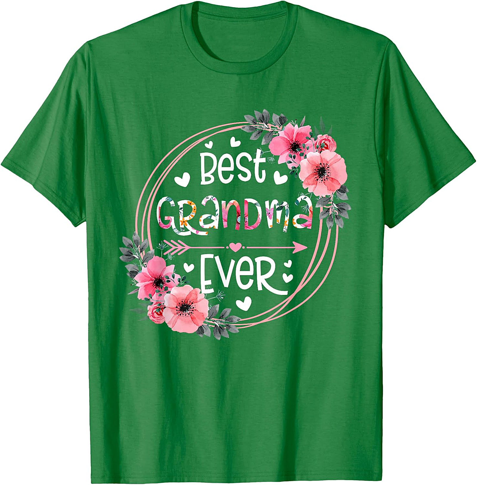  Best Grandma Ever Floral T-shirt | Soft Cotton Graphic Tee