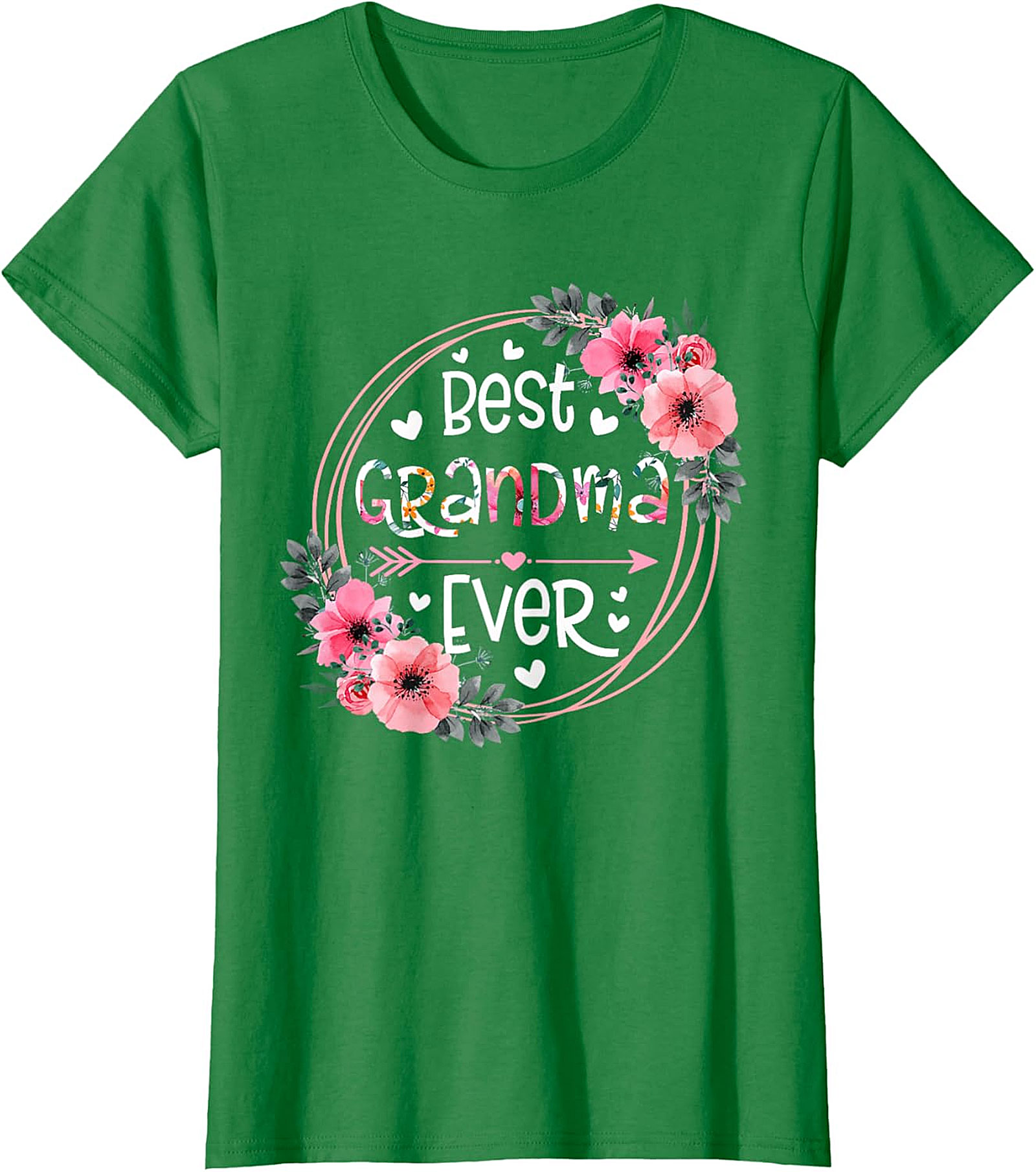  Best Grandma Ever Floral T-shirt | Soft Cotton Graphic Tee