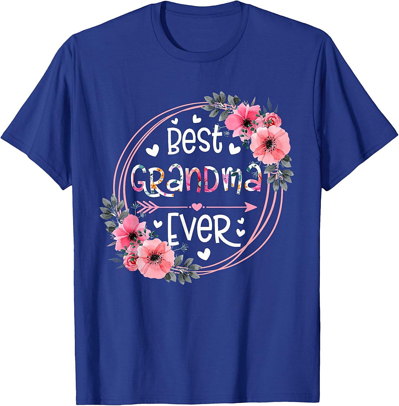  Best Grandma Ever Floral T-shirt | Soft Cotton Graphic Tee