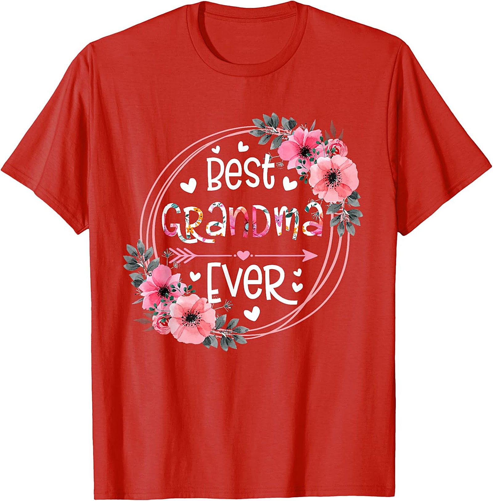  Best Grandma Ever Floral T-shirt | Soft Cotton Graphic Tee