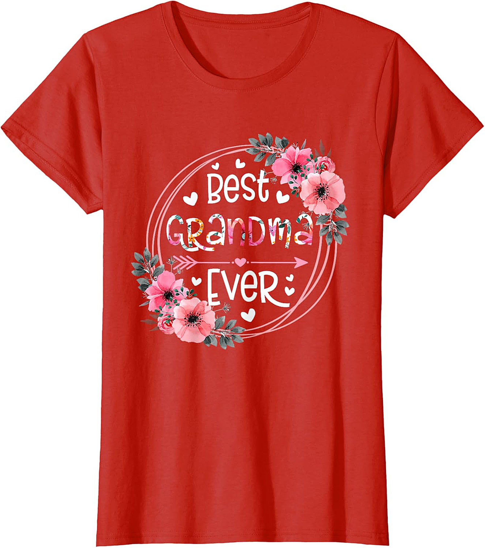 Best Grandma Ever Floral T-shirt | Soft Cotton Graphic Tee