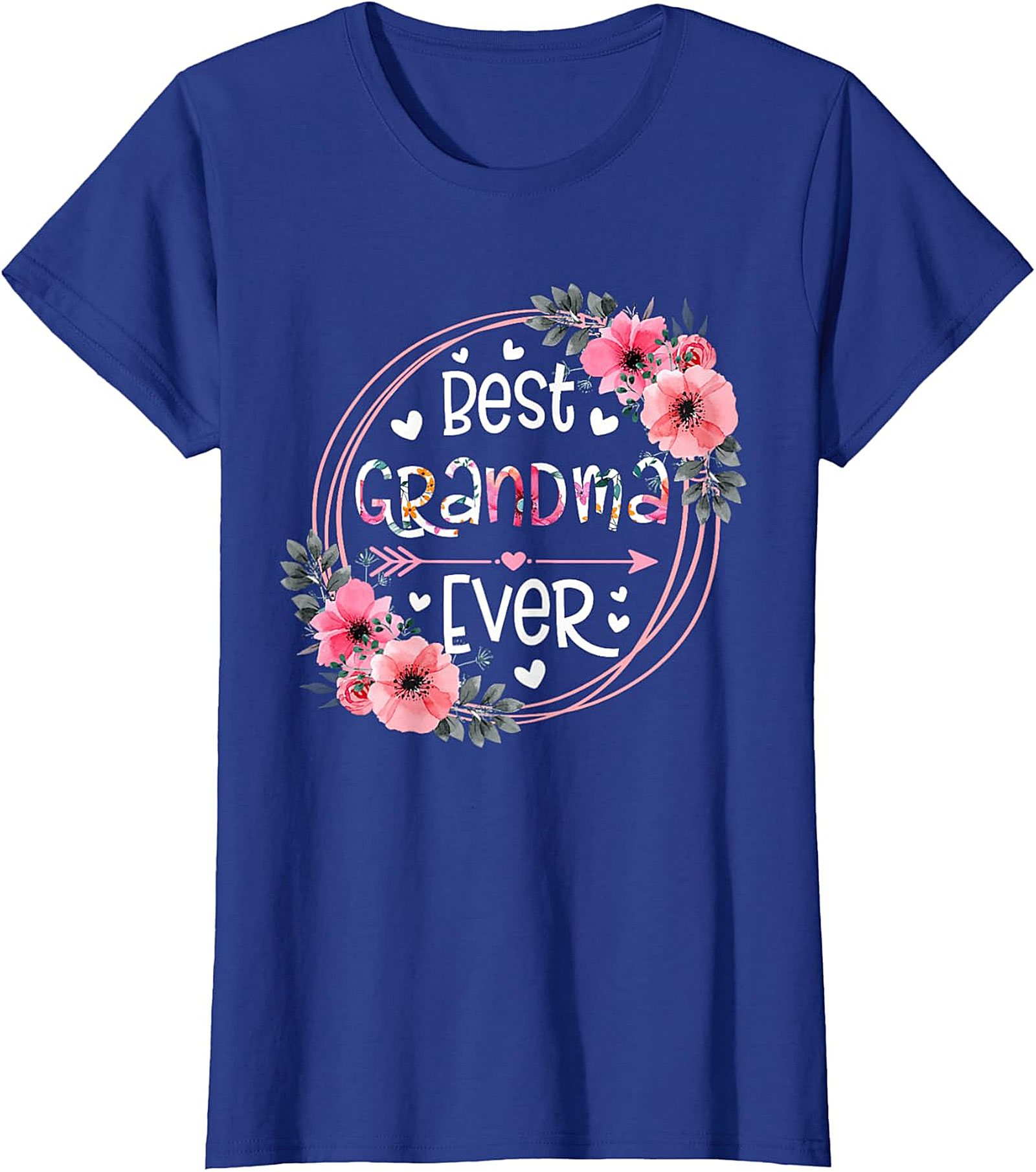  Best Grandma Ever Floral T-shirt | Soft Cotton Graphic Tee