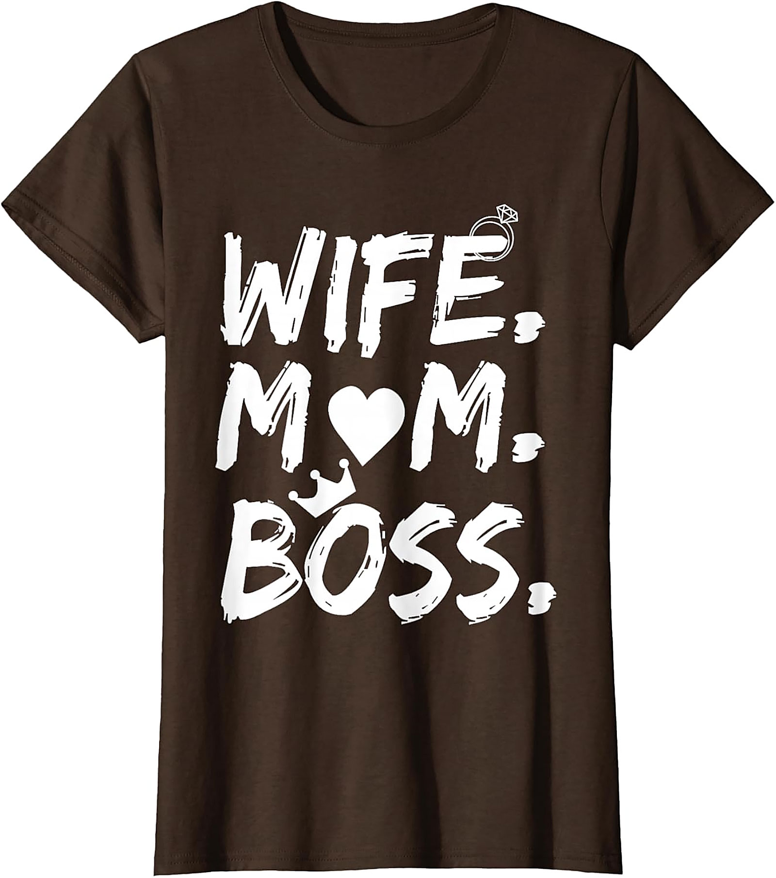 Wife Mom Boss T-shirt | Empowering Graphic Tee for Her