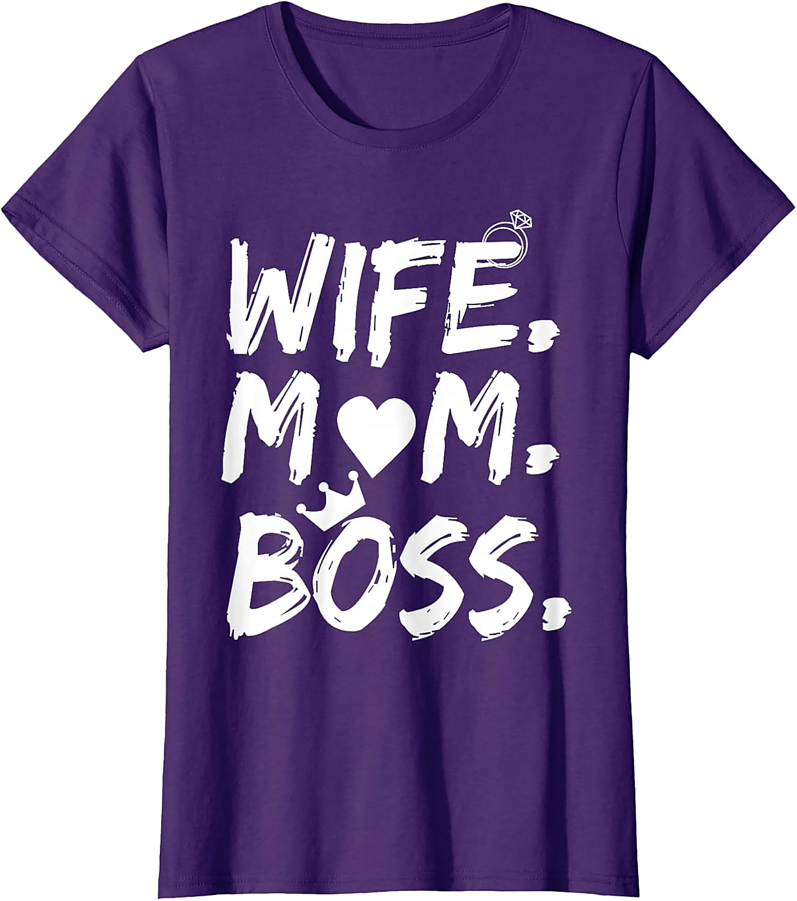 Wife Mom Boss T-shirt | Empowering Graphic Tee for Her