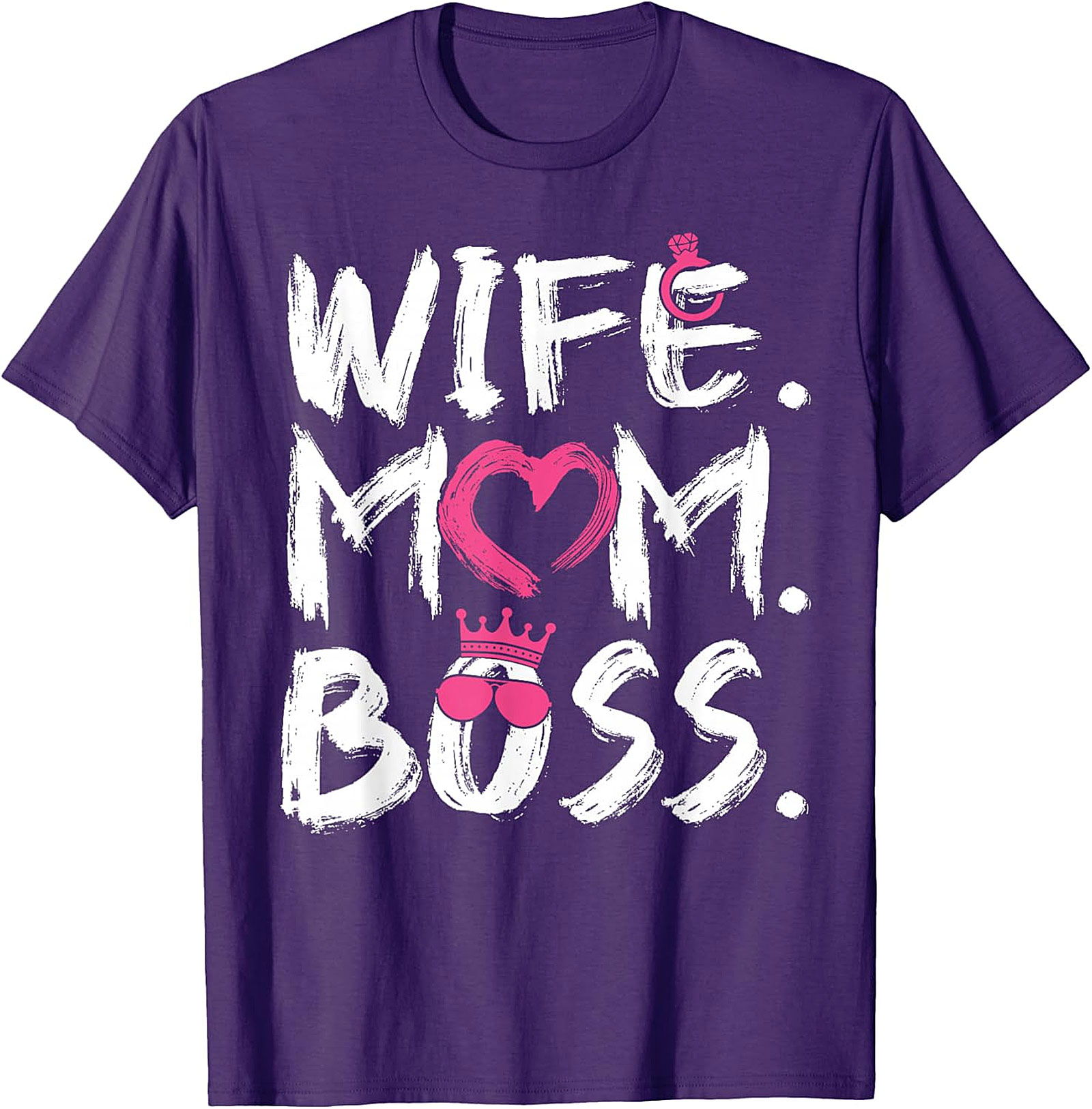 Wife Mom Boss T-shirt | Empowering Graphic Tee for Her