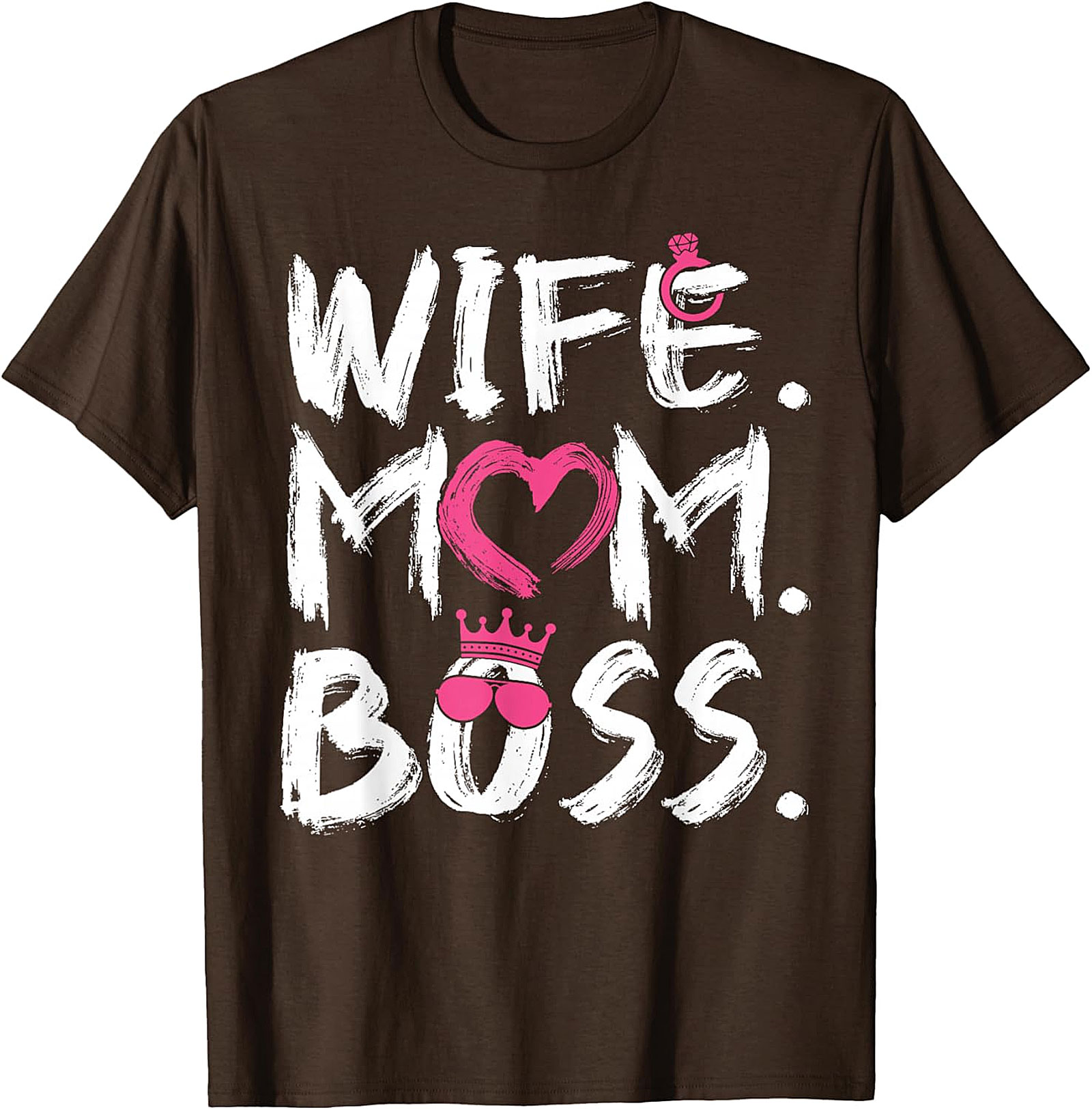 Wife Mom Boss T-shirt | Empowering Graphic Tee for Her