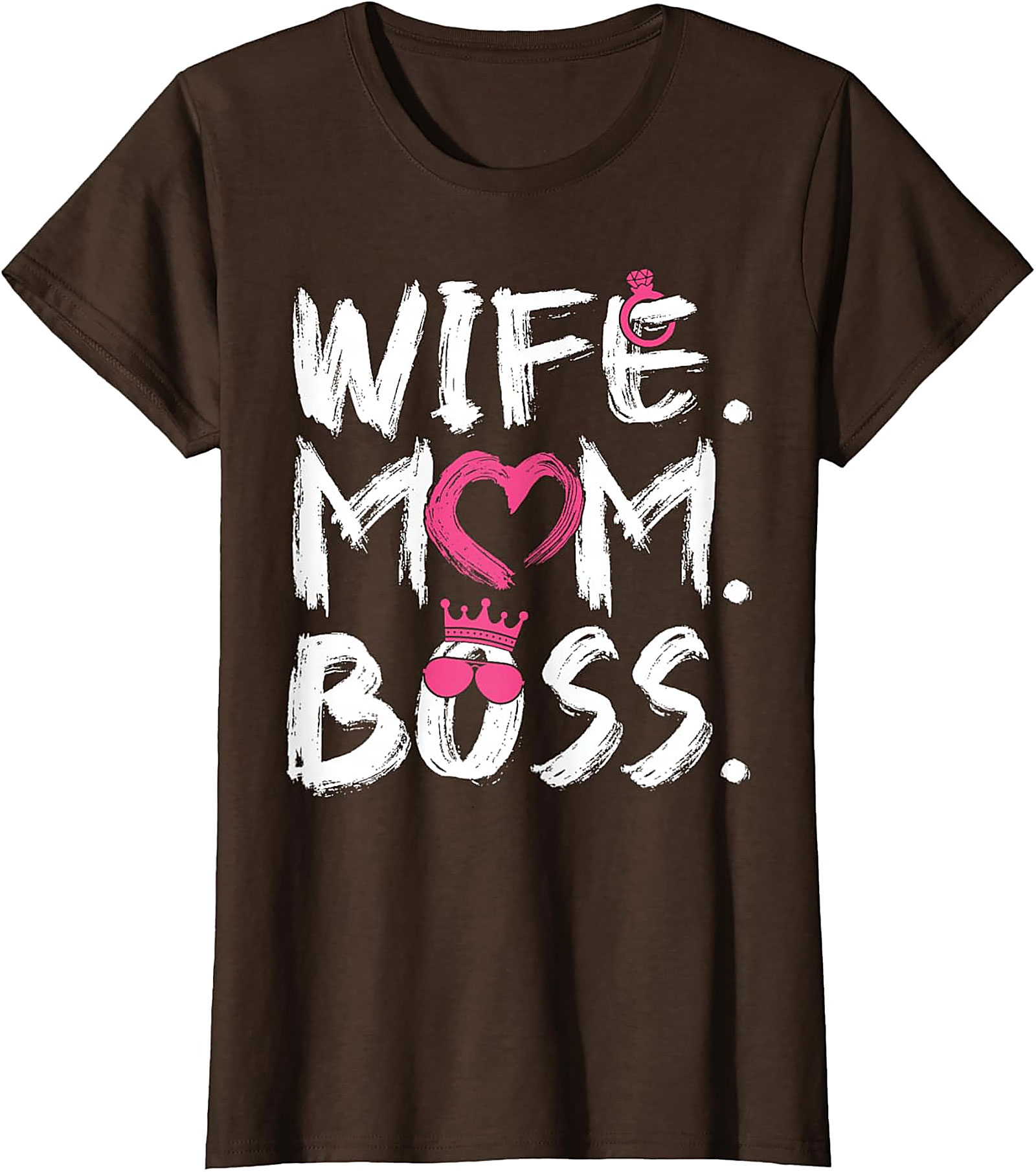 Wife Mom Boss T-shirt | Empowering Graphic Tee for Her