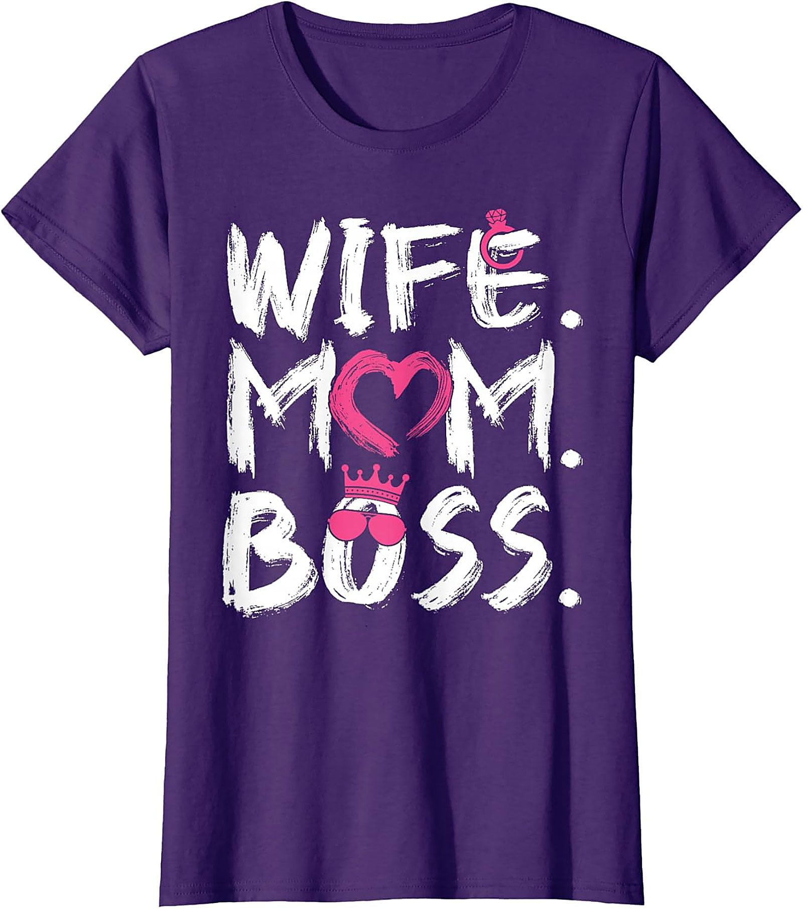 Wife Mom Boss T-shirt | Empowering Graphic Tee for Her