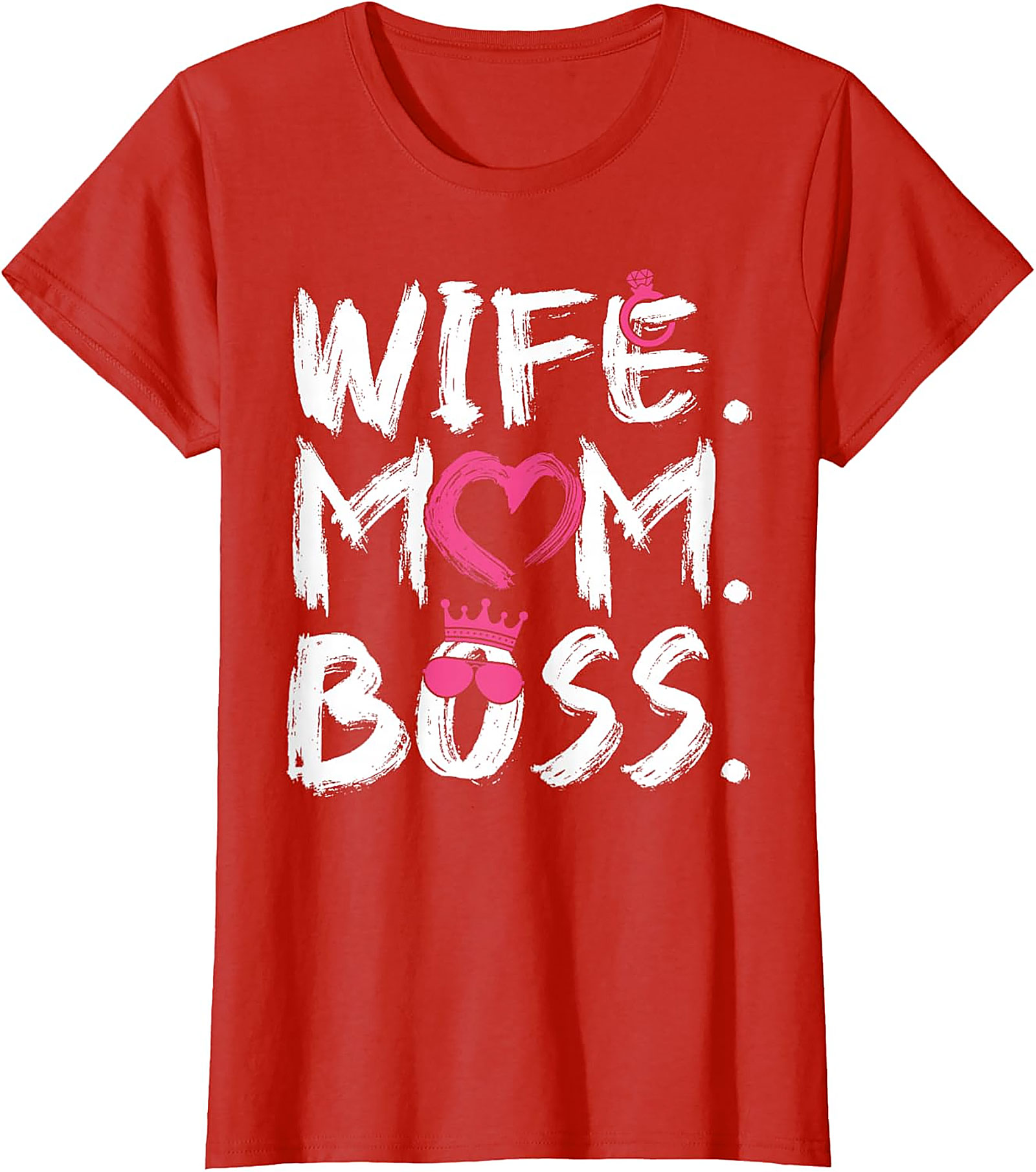 Wife Mom Boss T-shirt | Empowering Graphic Tee for Her