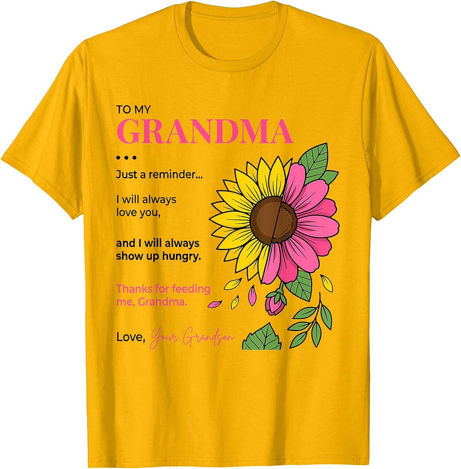  Funny Grandma Gift T-Shirt from Grandson | Soft Cotton Tee