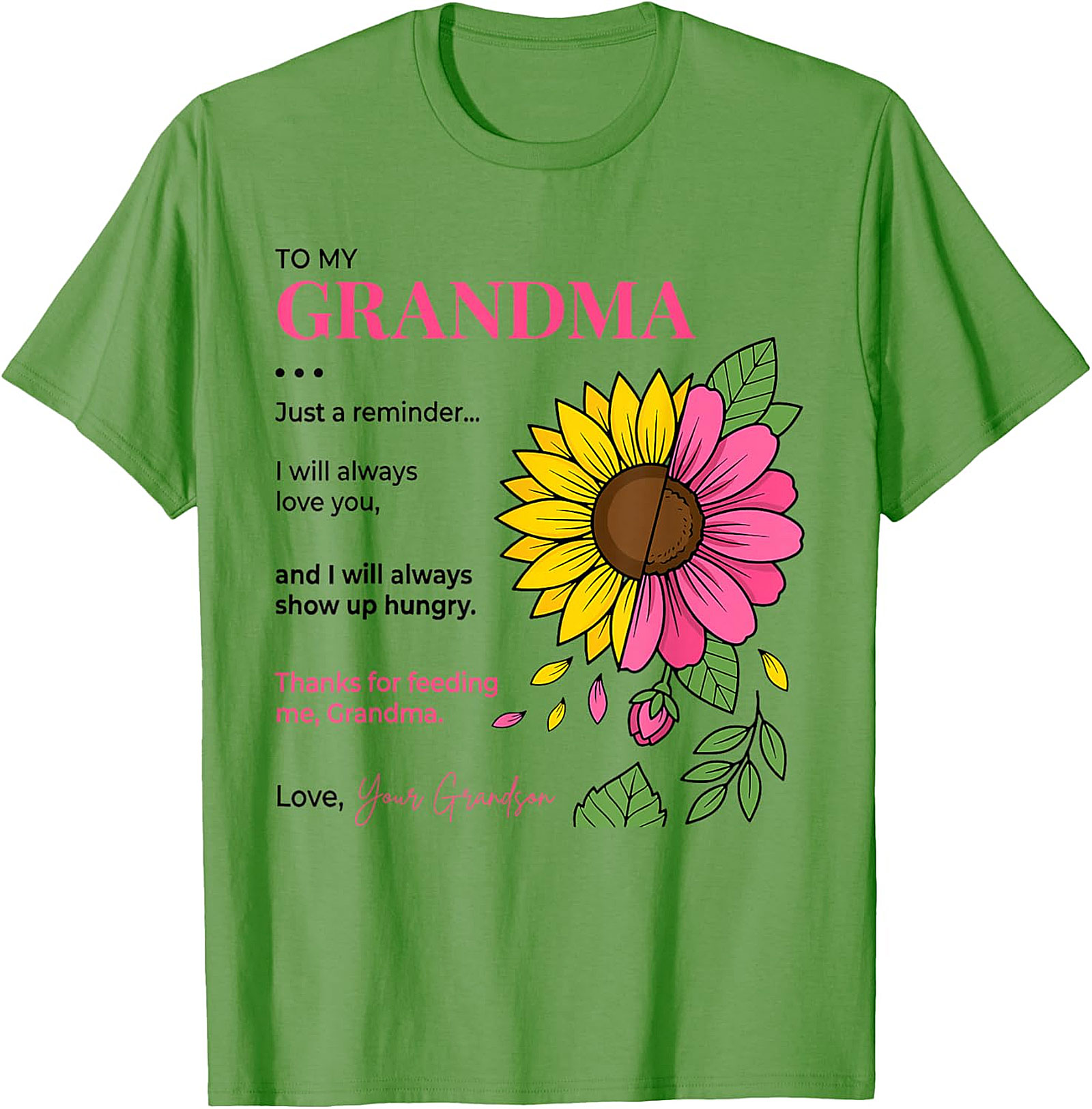  Funny Grandma Gift T-Shirt from Grandson | Soft Cotton Tee
