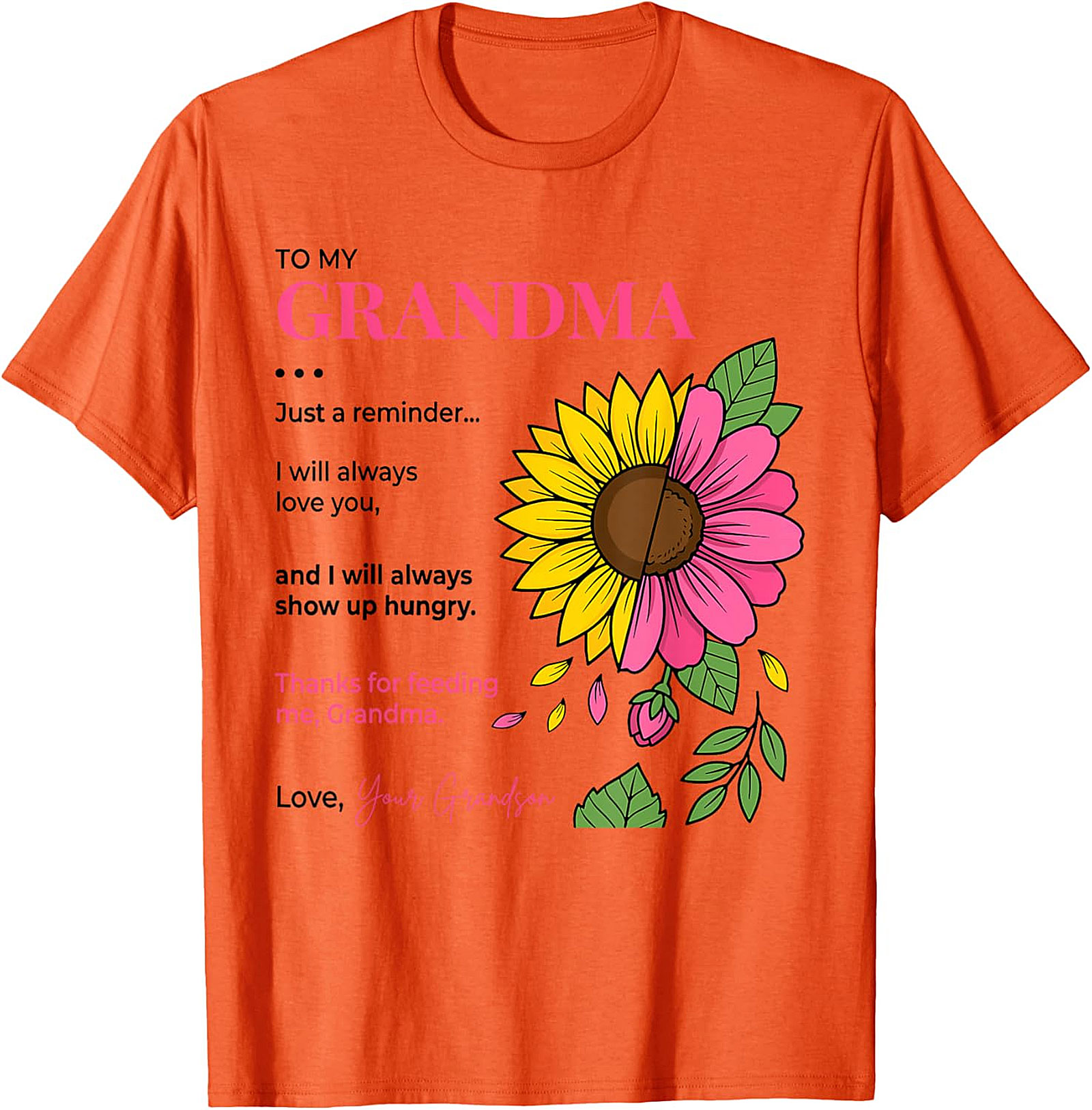  Funny Grandma Gift T-Shirt from Grandson | Soft Cotton Tee