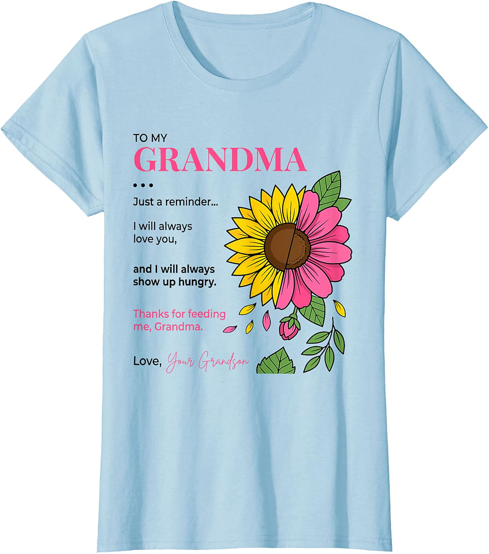  Funny Grandma Gift T-Shirt from Grandson | Soft Cotton Tee