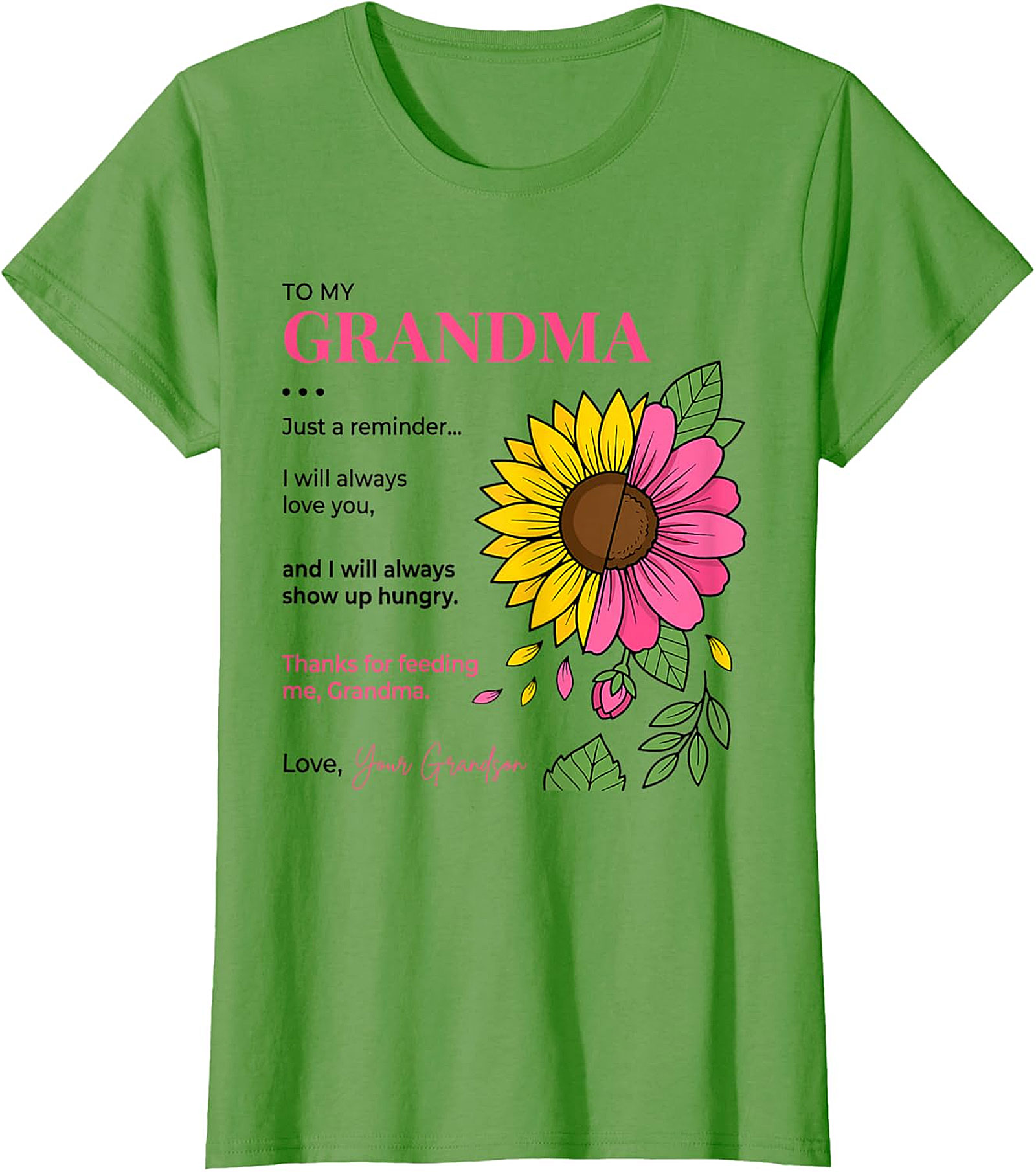  Funny Grandma Gift T-Shirt from Grandson | Soft Cotton Tee