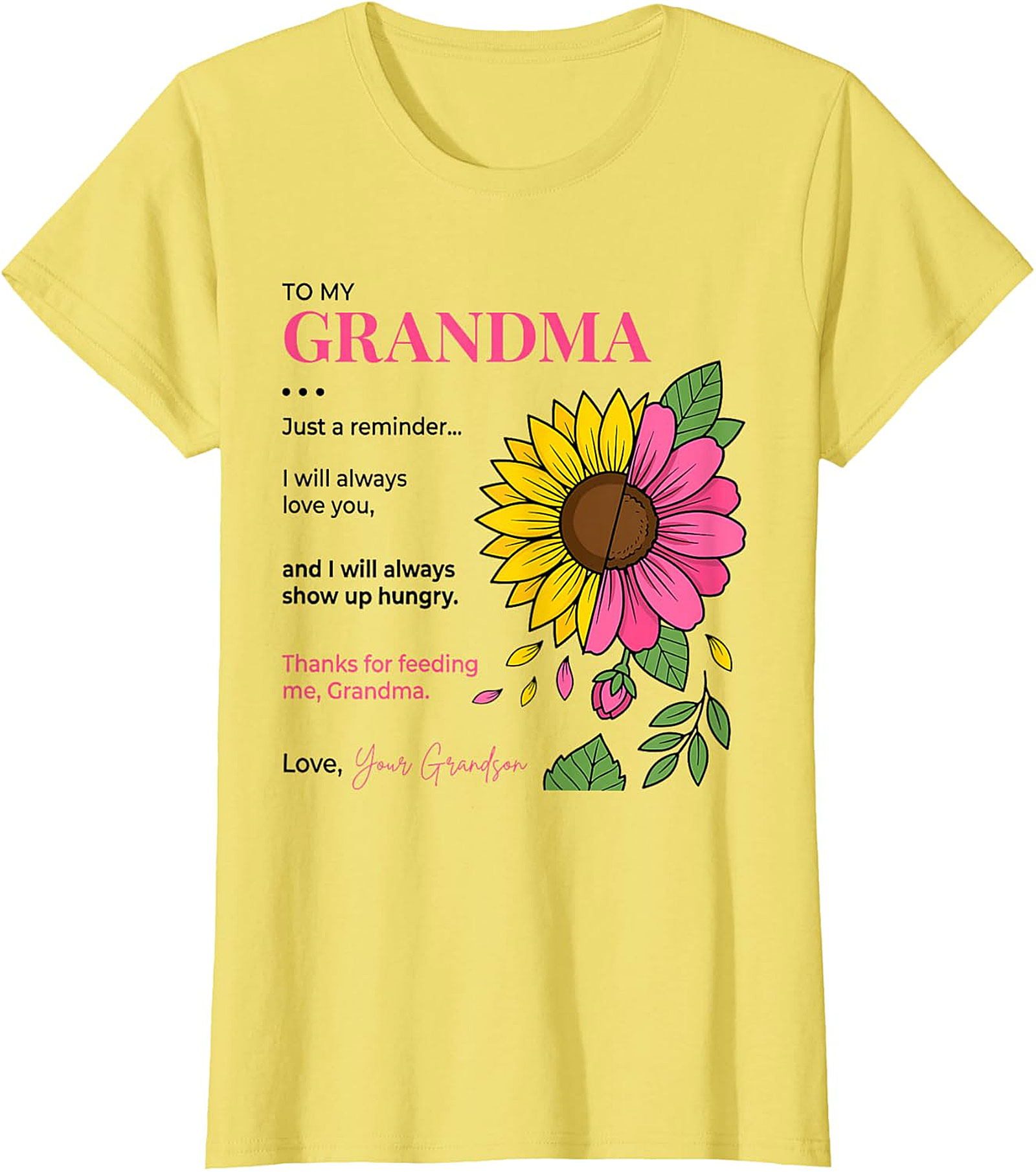  Funny Grandma Gift T-Shirt from Grandson | Soft Cotton Tee