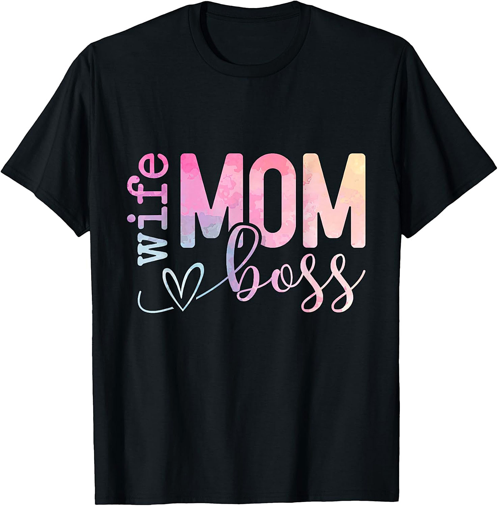 Wife Mom Boss T-shirt | Empowering Women's Graphic Tee
